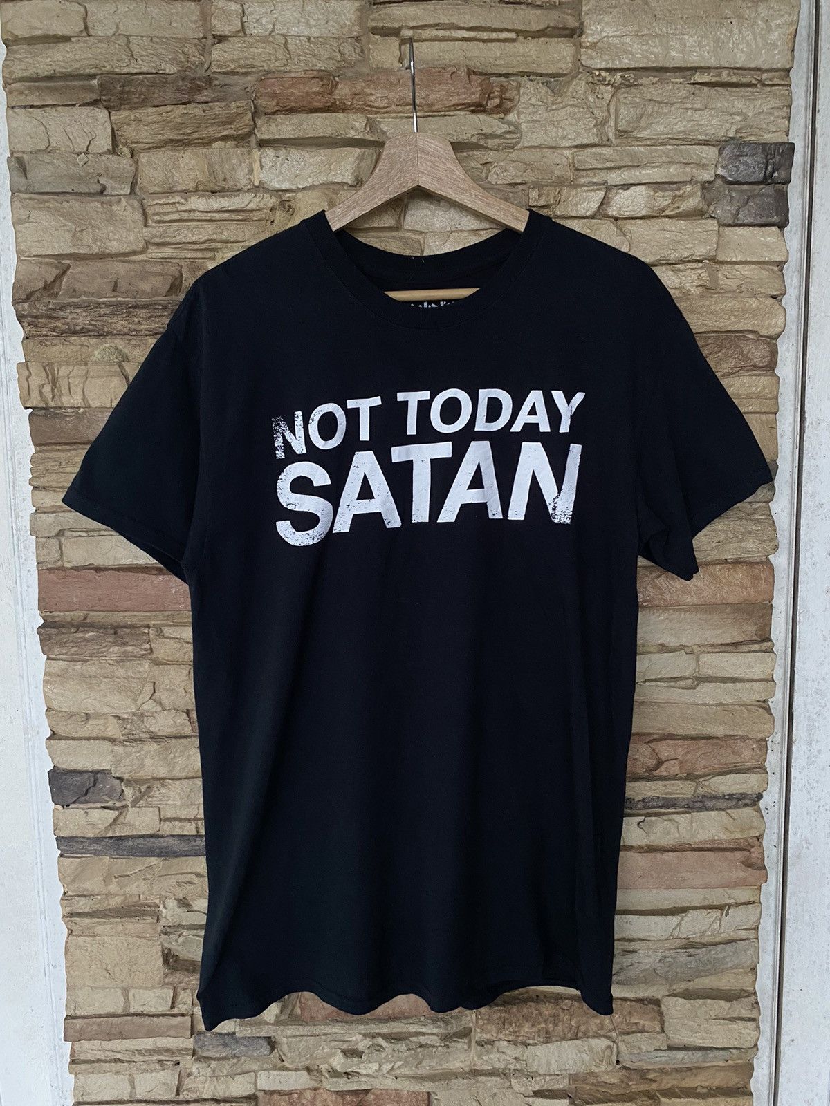 Band Tees Not Today Satan Spencers Tees Size US M / EU 48-50 / 2 - 1 Thumbnail