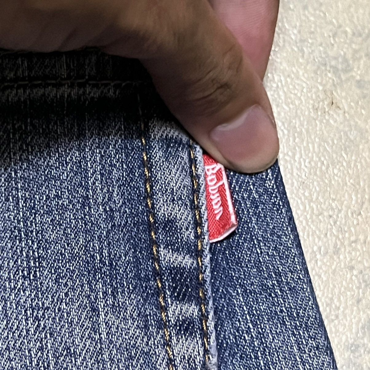 Japanese Brand Vintage Bobson Distressed Blue Denim Jeans Size US 34 / EU 50 - 19 Thumbnail