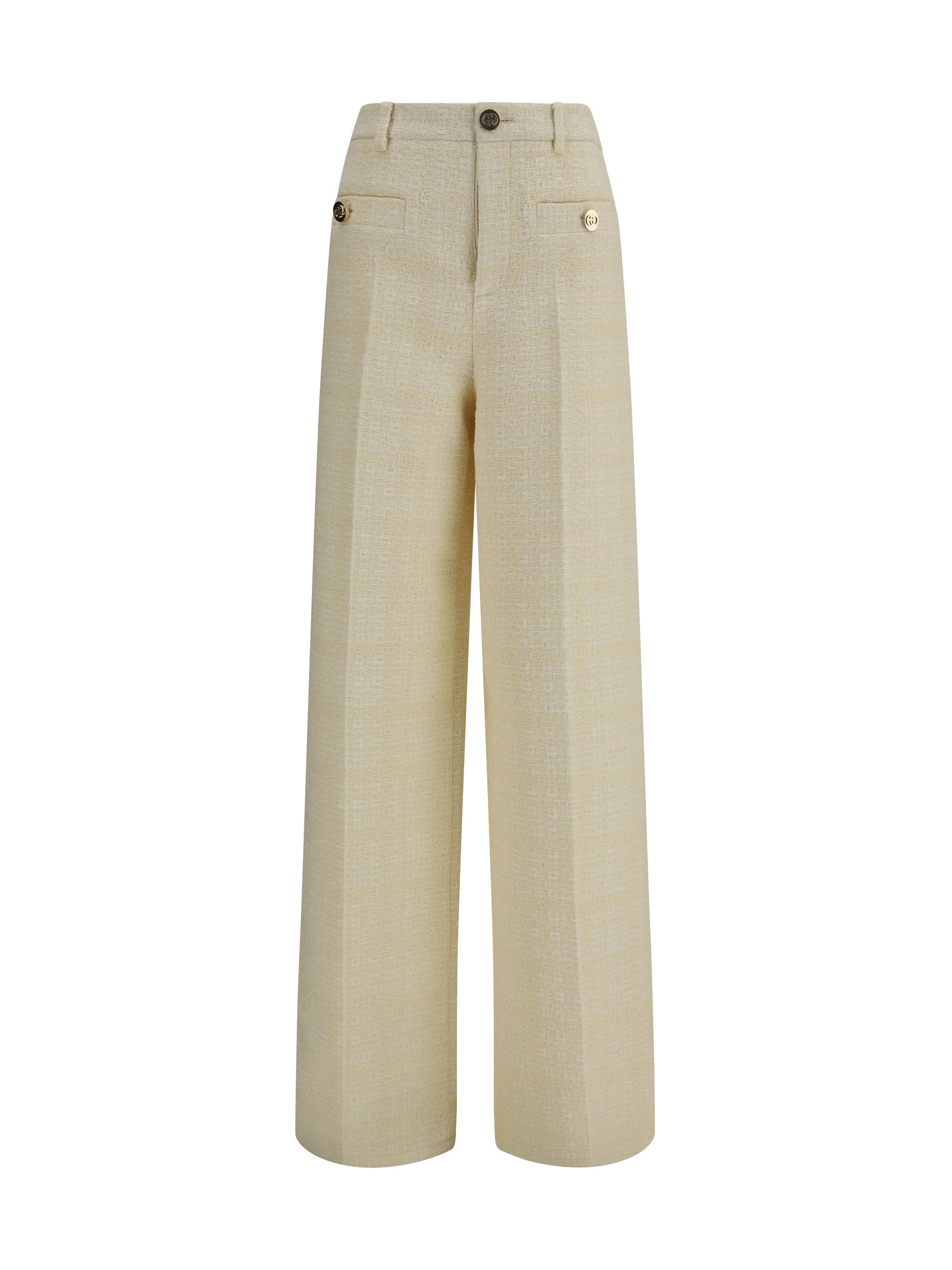Gucci Cotton tweed check Pants Size 28" / US 6 / IT 42 - 1 Thumbnail