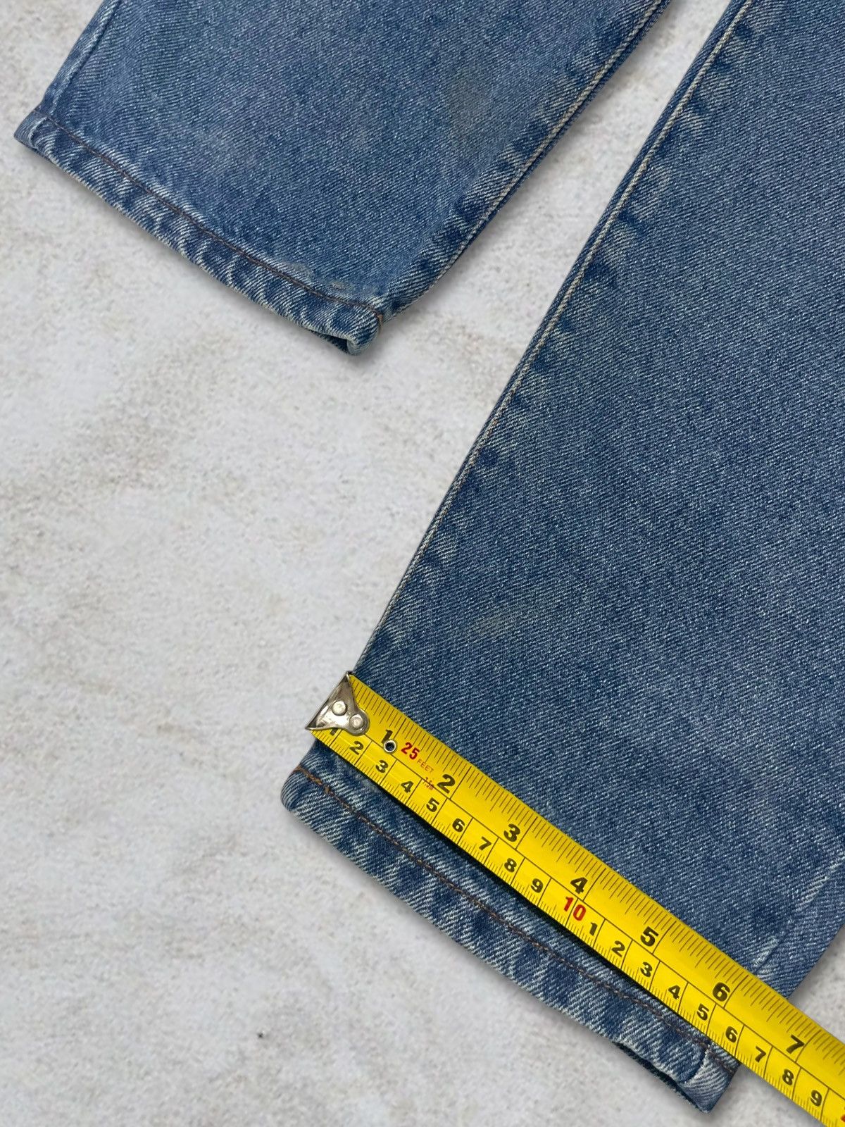MCM MCM Embroidery Logo High Waist Gold Plate Button Blue Jeans Size 28" / US 6 / IT 42 - 23 Thumbnail