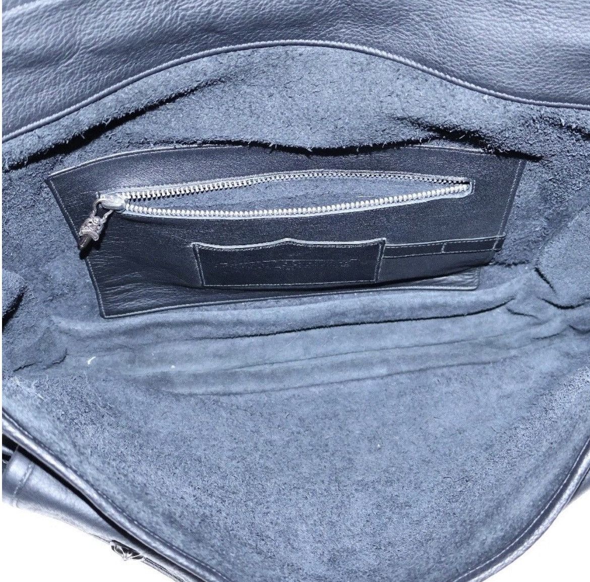 Chrome Hearts Chrome Hearts Soft Shoulder Messenger Bag Black Size ONE SIZE - 3 Thumbnail