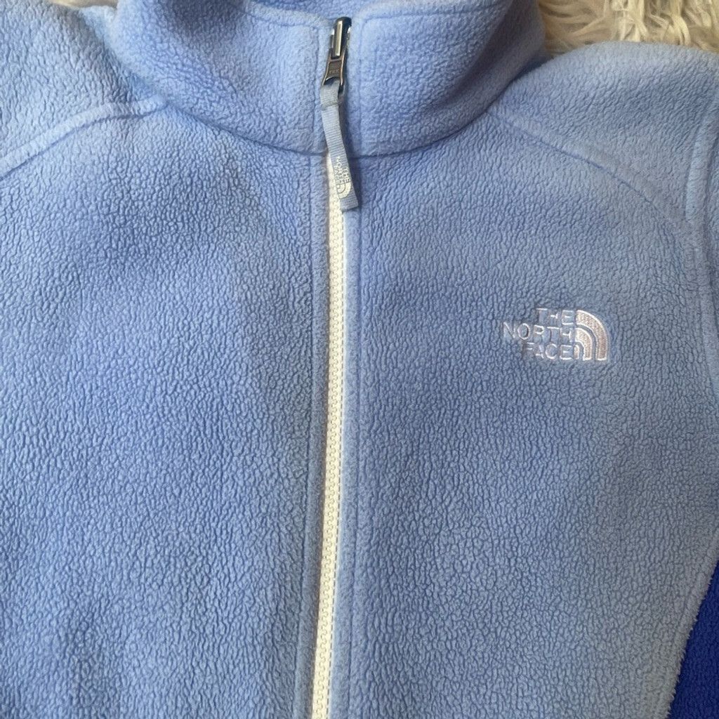The North Face The North Face Kids light Blue Fleece Jacket size L Size L / US 10 / IT 46 - 3 Thumbnail