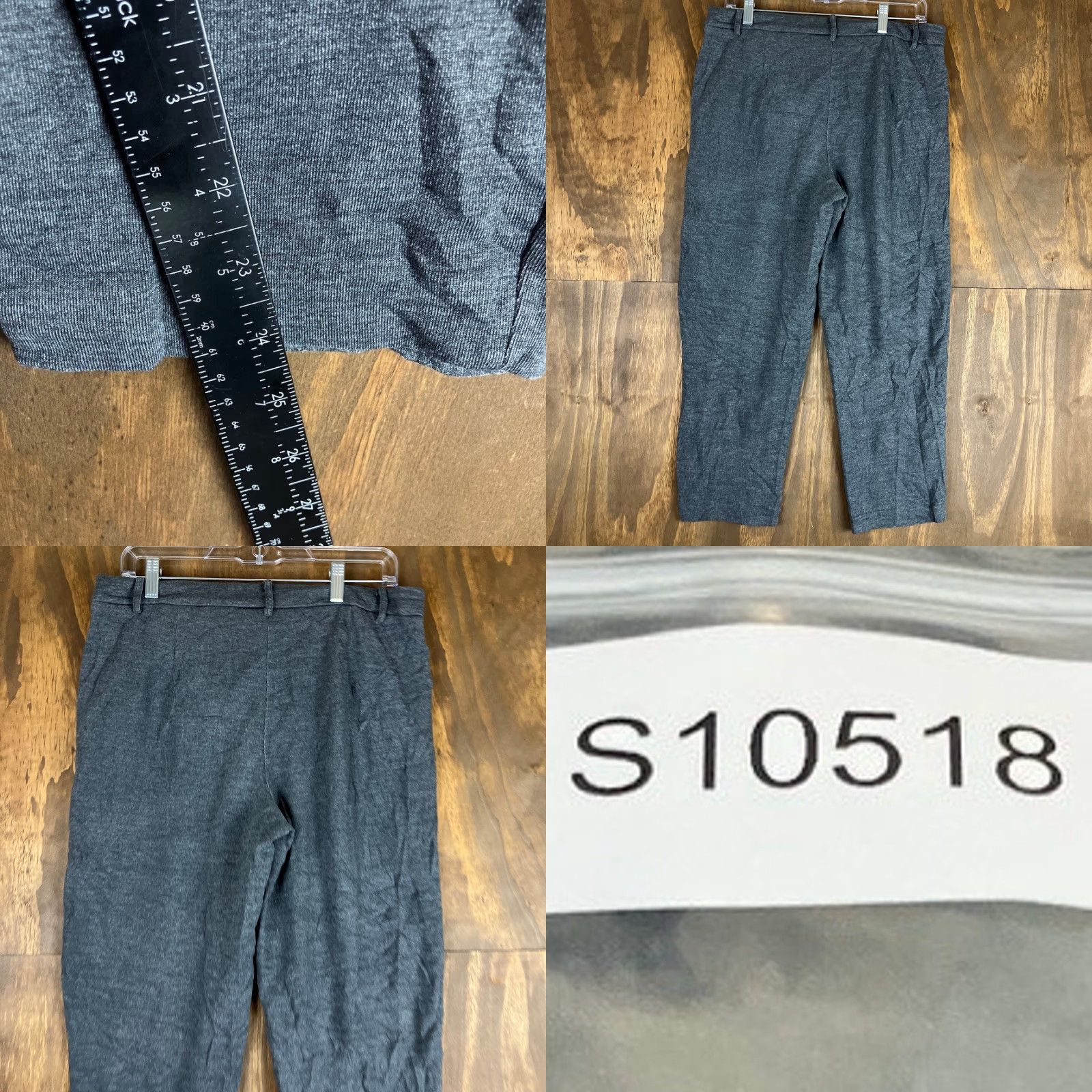Banana Republic Banana Republic Womens Pants Gray High Rise Super Soft Petite Ankle MP - Workwear, Business, Casual, Petite, Ankle, High Rise, Pants, Womens Size 24" / US 00 / IT 34 - 8 Thumbnail