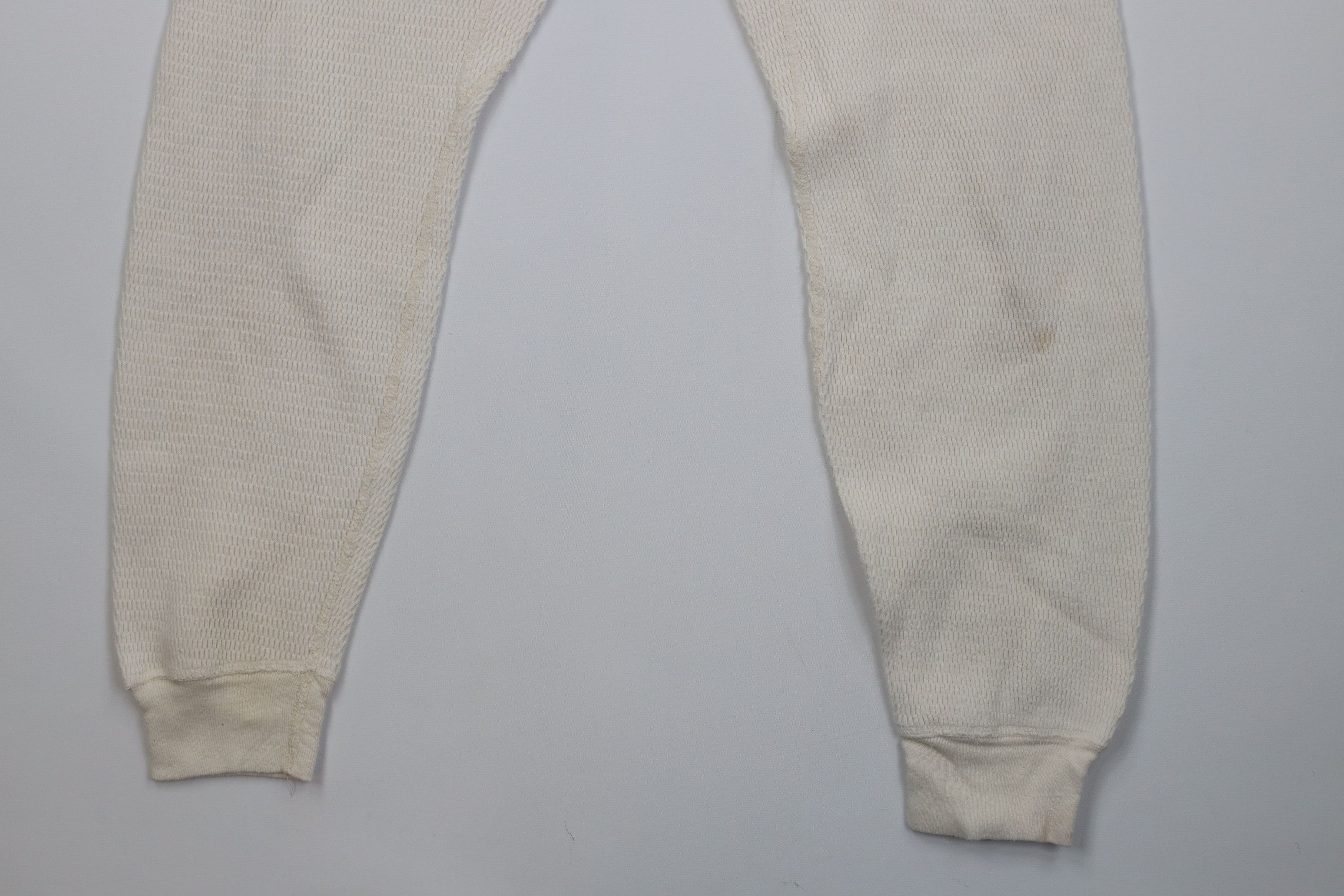 Vintage Vintage 70s Streetwear Thermal Waffle Knit Joggers Pants USA Size US 36 / EU 52 - 5 Thumbnail