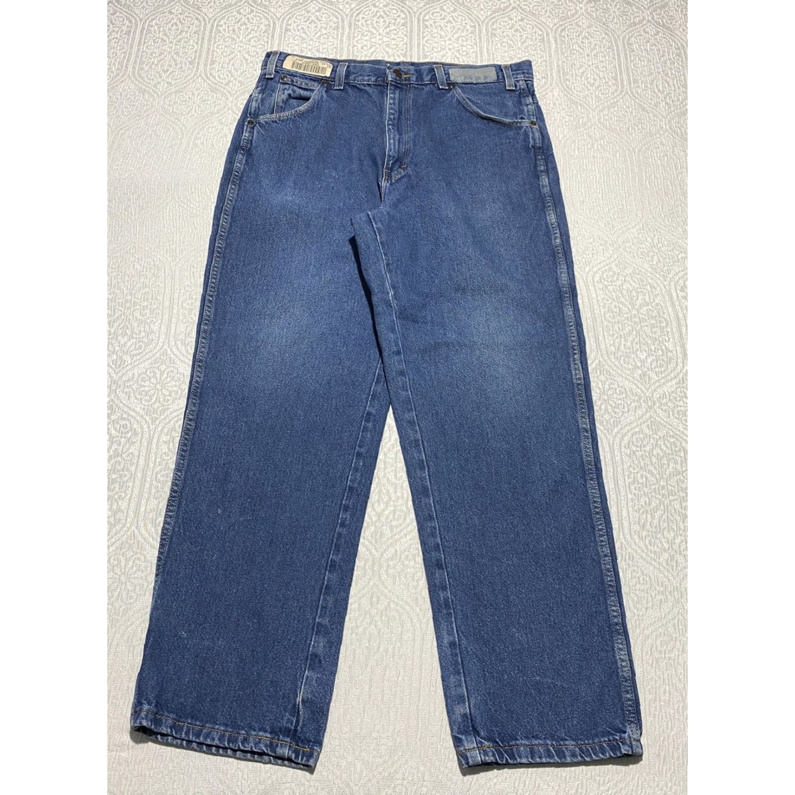 Denime G&K Services Jeans Mens 36x30 Blue Denim Straight Leg 5-Pocket Cotton Workwear Jeans Mens Size US 36 / EU 52 - 2 Thumbnail