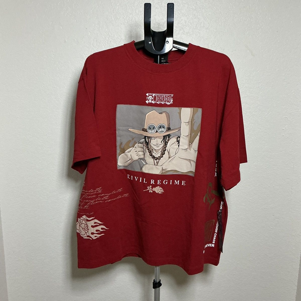 Civil Regime 🏴‍☠️ NWT CIVIL REGIME x ONE PIECE "ACE IN RED" 🏴‍☠️ Size US L / EU 52-54 / 3 - 1 Thumbnail
