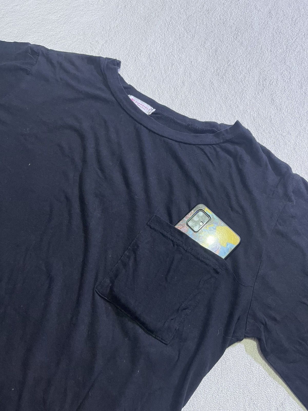 If Six Was Nine Y2K PINKSISLY short sleeve tshirt skull gliter style Size US L / EU 52-54 / 3 - 7 Thumbnail