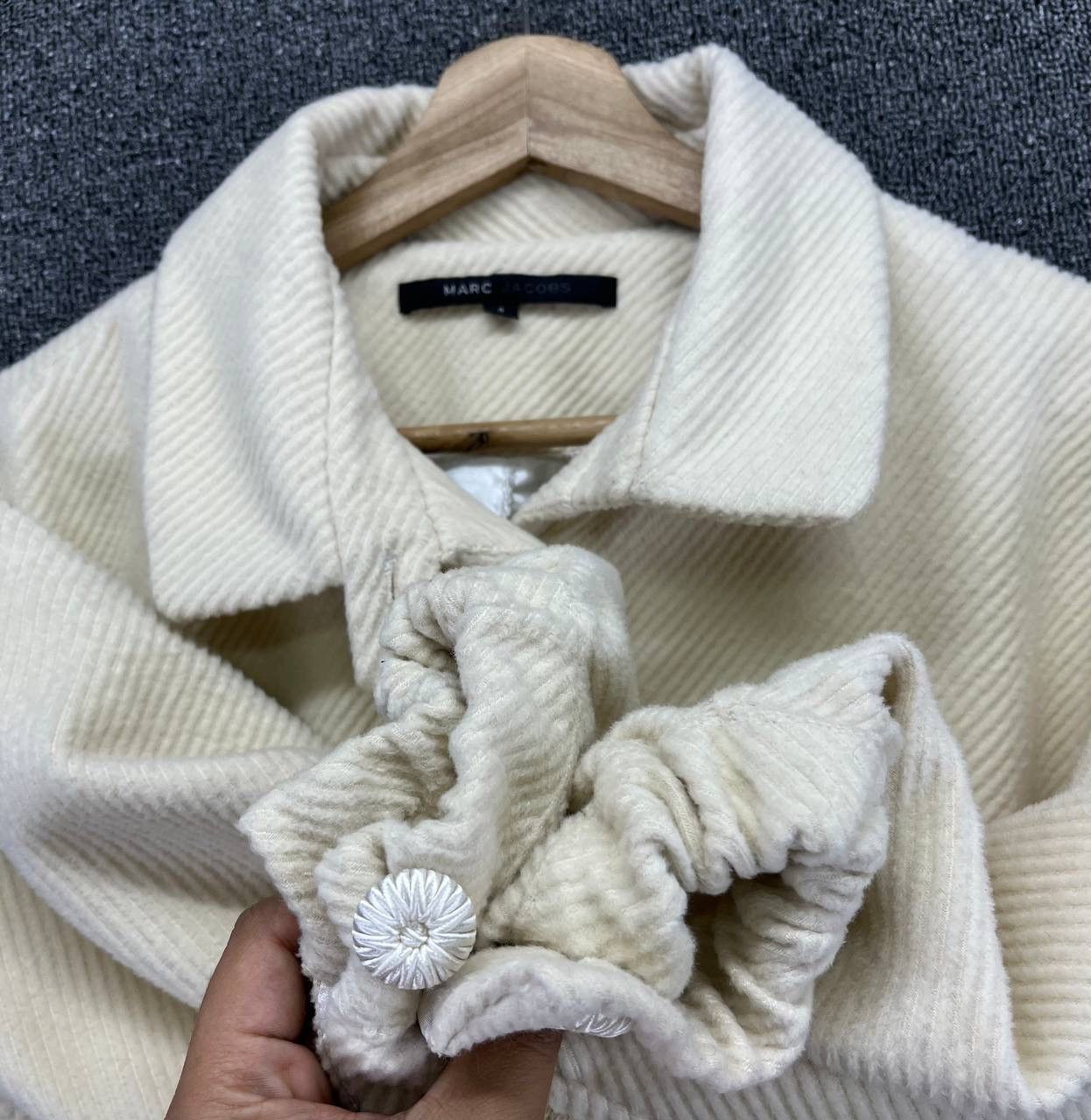 Marc Jacobs Vintage Marc Jacobs Button Up Wool Long Jacket Size S / US 4 / IT 40 - 11 Thumbnail