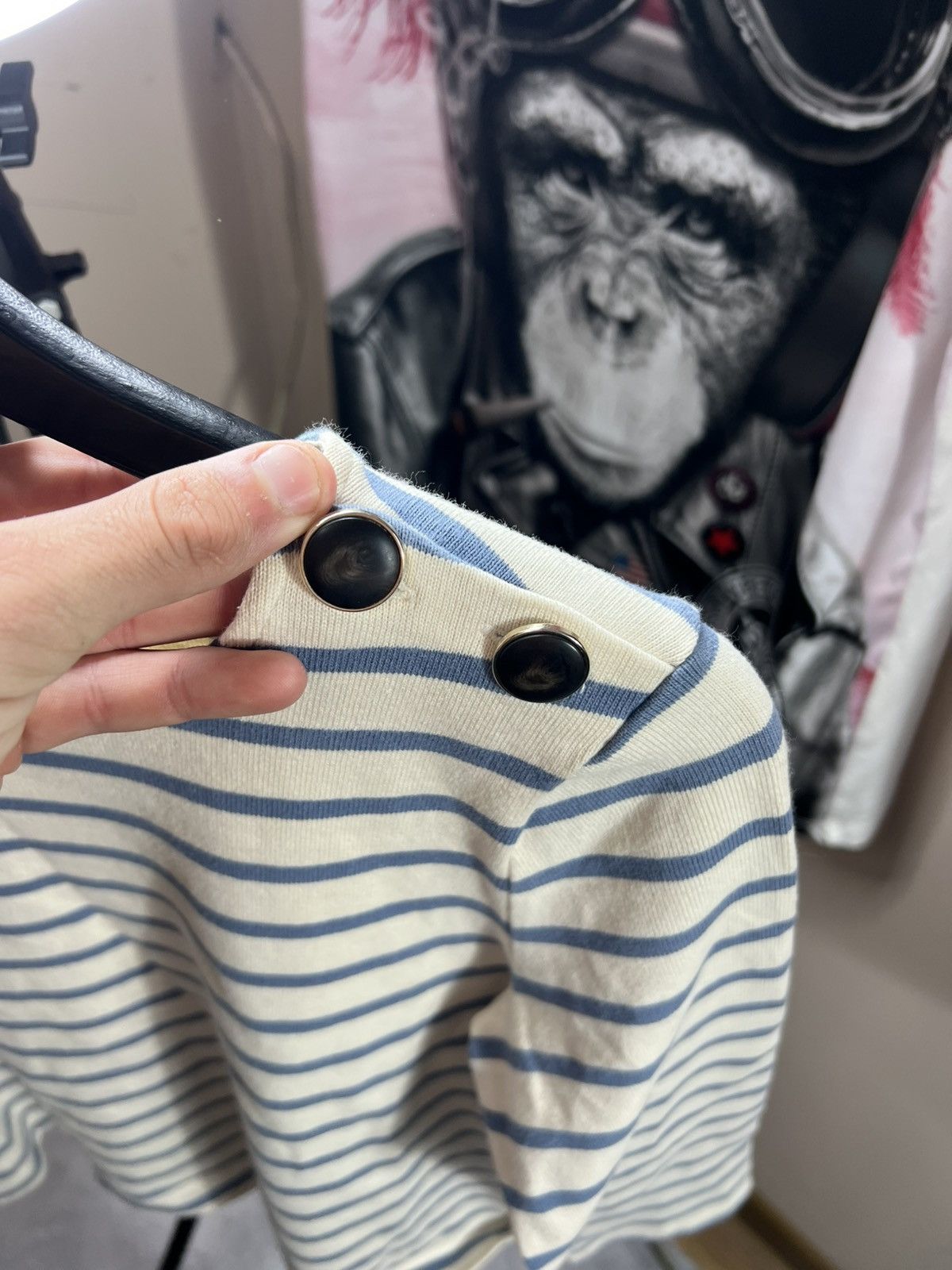 Sezane Sézane Striped Marinière Top – Size S (Women’s) Size S / US 4 / IT 40 - 7 Thumbnail