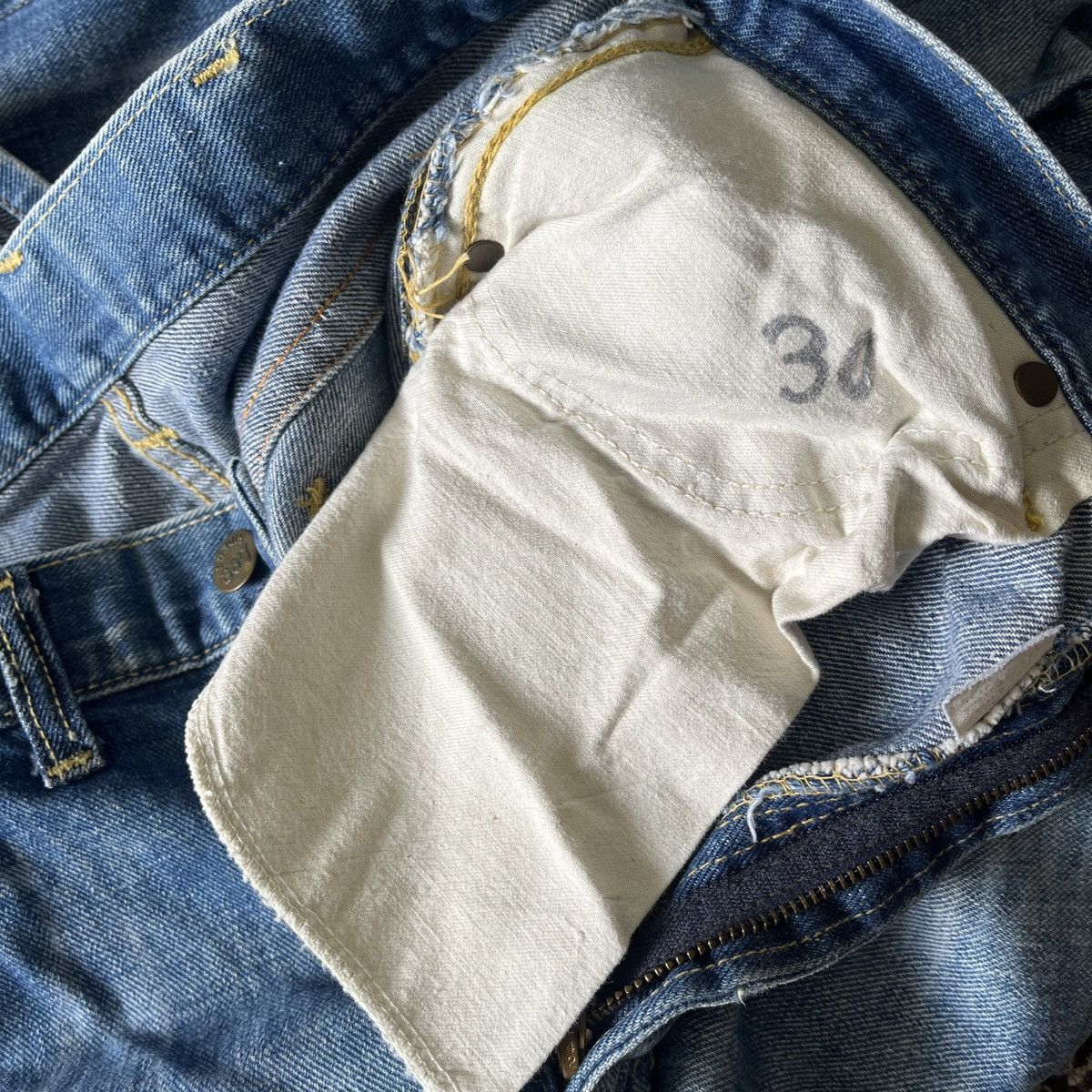 Lee Lee Flare 70s Talon Zippers Denim Japan Size US 30 / EU 46 - 18 Thumbnail
