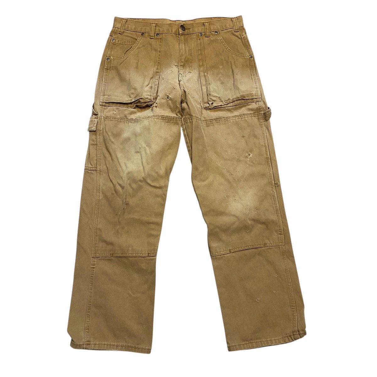 Dickies Vintage Dickies Distressed Cargo Carpenter Pants Size US 28 / EU 44 - 1 Thumbnail