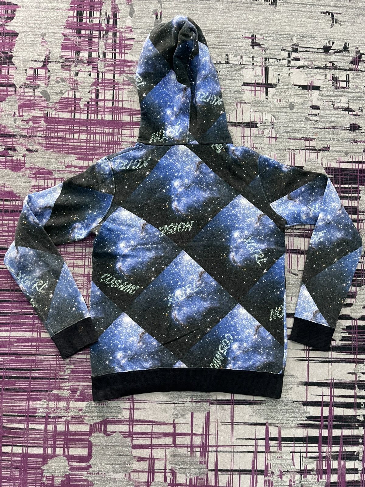 Japanese Brand VINTAGE X-GIRL COSMIC NOISE FULL PRINT HOODIE VERY RARE Size US S / EU 44-46 / 1 - 2 Thumbnail