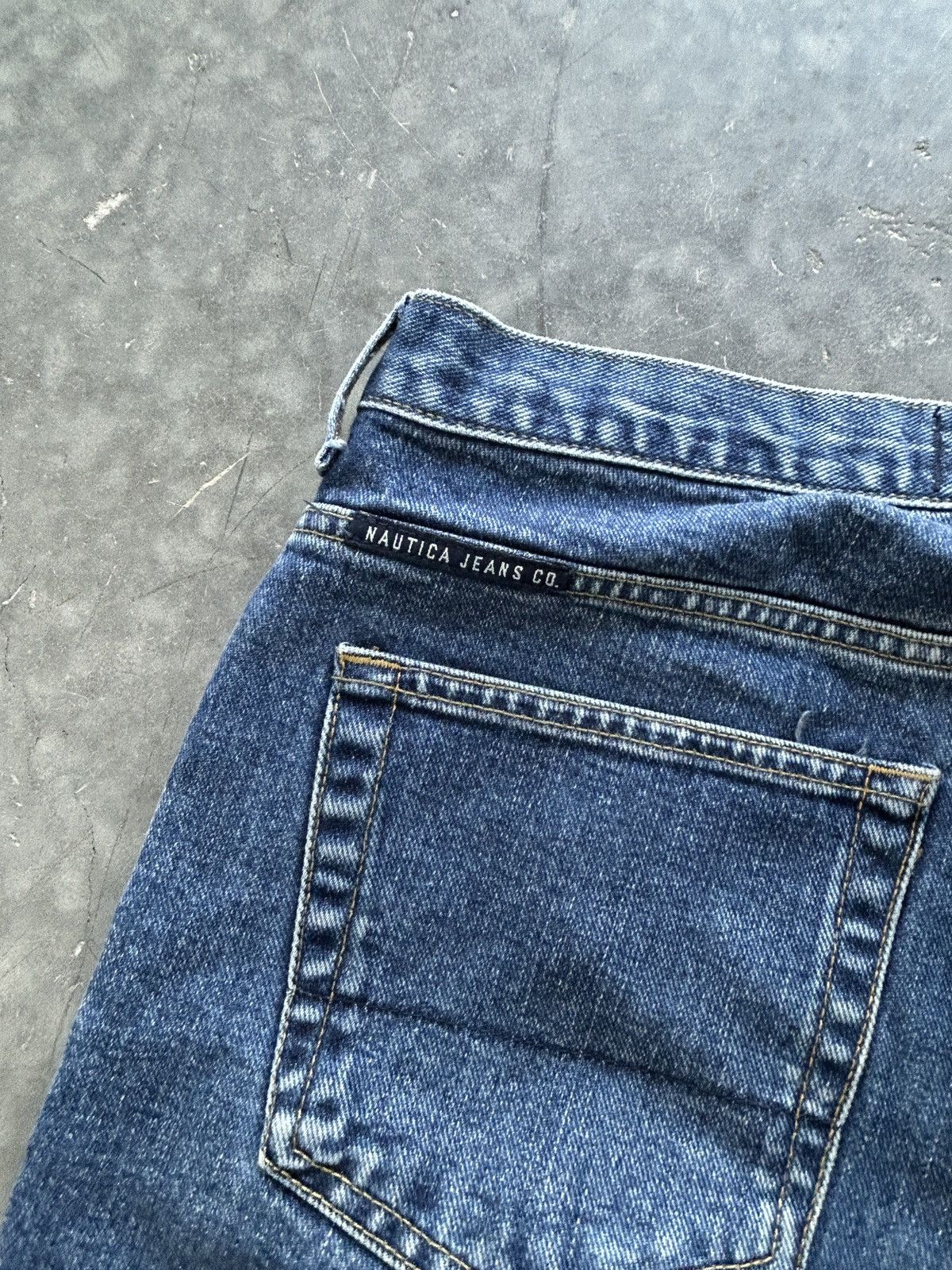Nautica Vintage Y2K Nautica Baggy Denim Jeans 33x32 Size US 33 - 8 Thumbnail