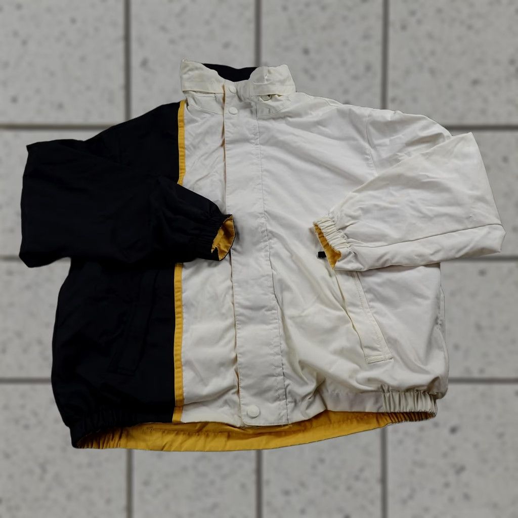 Nautica Nautica Jacket Mens XL White Blue Sailing Colorblock Zip Windbreaker Bomber Coat Size US XL / EU 56 / 4 - 1 Thumbnail