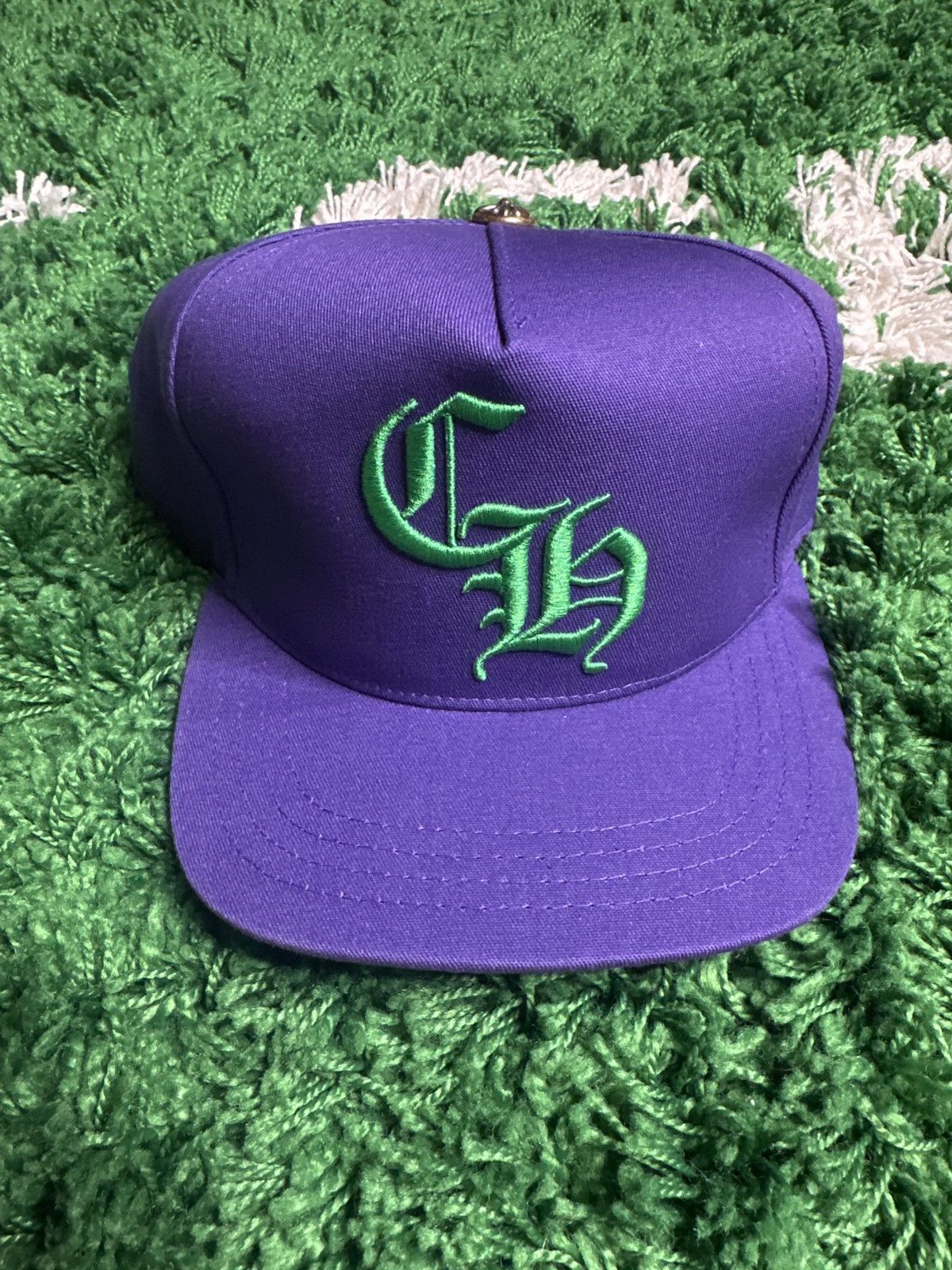 Chrome Hearts Chrome Hearts CH Baseball Purple Green Cap Size ONE SIZE - 1 Thumbnail