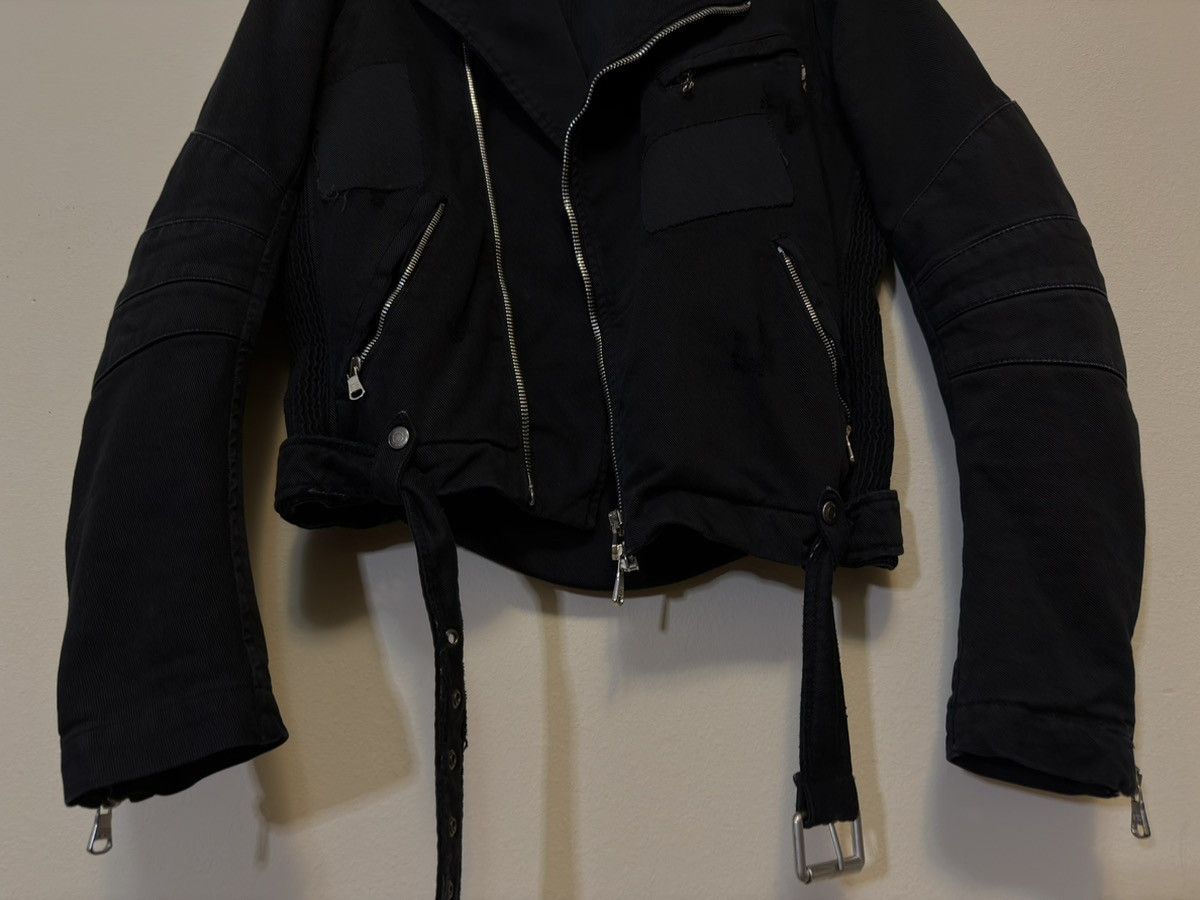 Pierre Balmain Pierre Balmain Cotton Moto Jacket Size US XXS / EU 40 - 5 Thumbnail