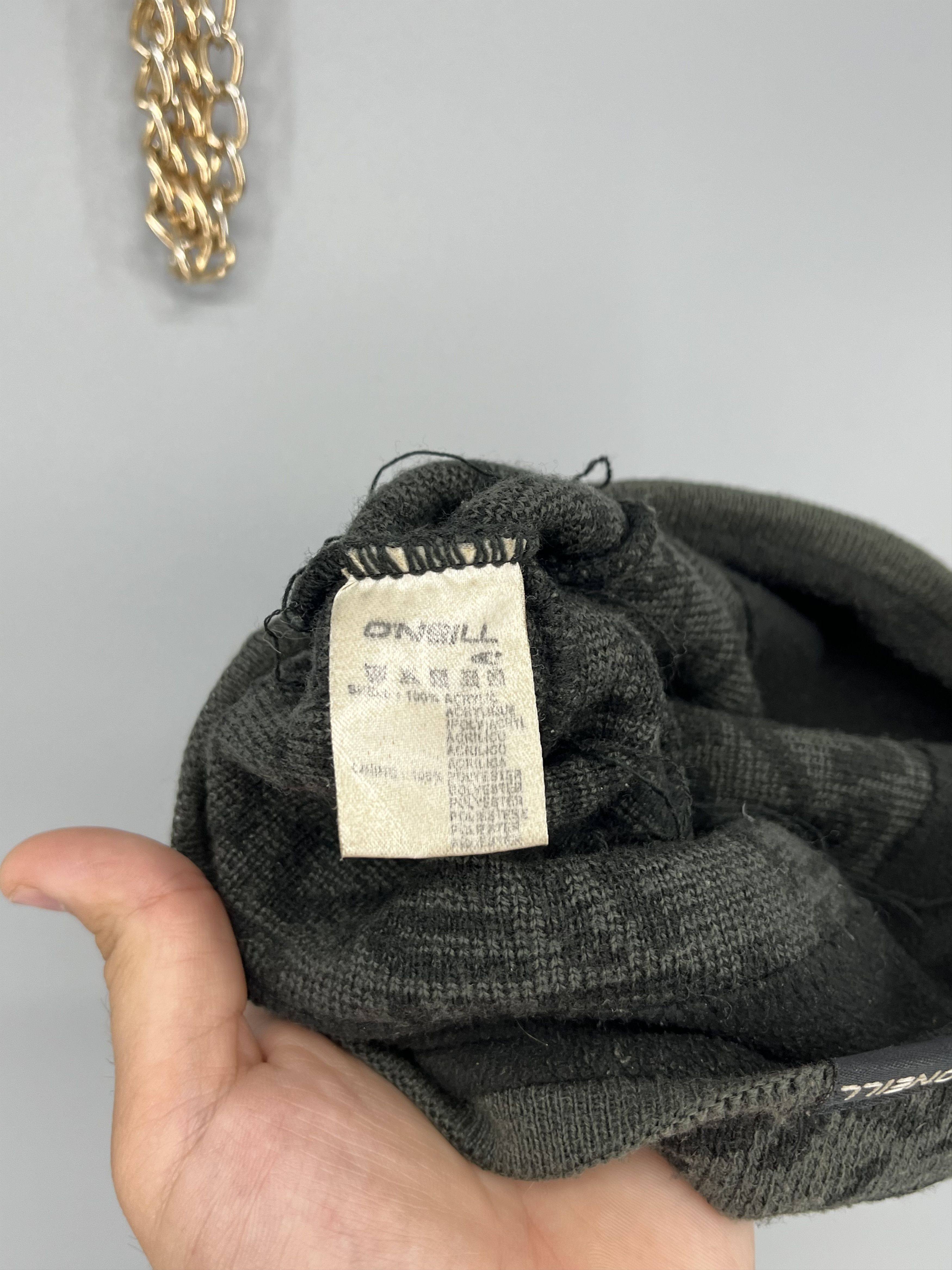 O'Neill Vintage 90s Oneill Monogram Logo No Cuff Beanie Hat Size ONE SIZE - 5 Thumbnail