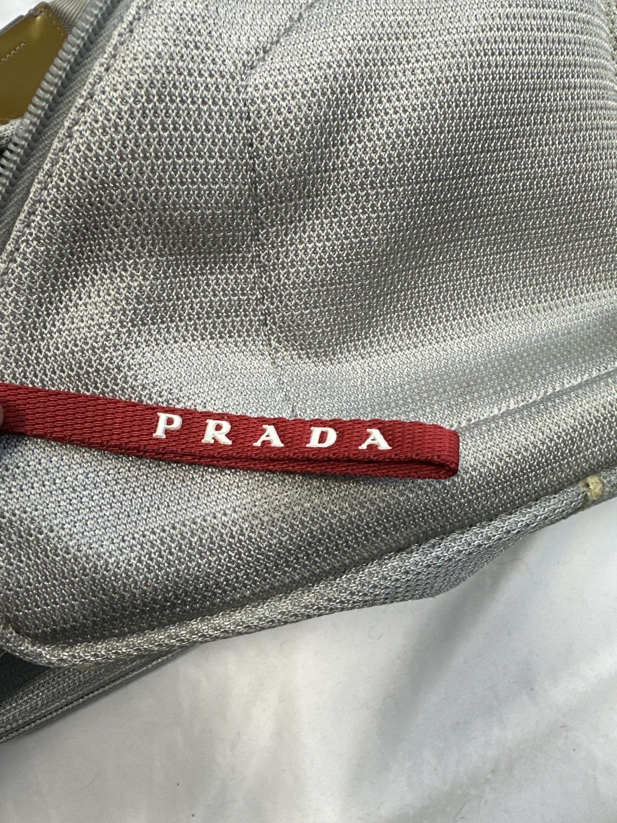 Prada Prada Sport 90’s Sling Bag crossbody grey silver mesh Size ONE SIZE - 15 Thumbnail