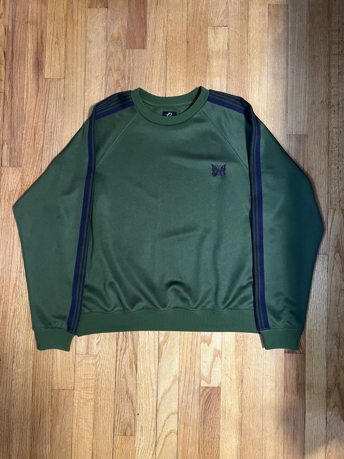 Needles Needles Khaki Green Track Top Size US M / EU 48-50 / 2 - 1 Thumbnail