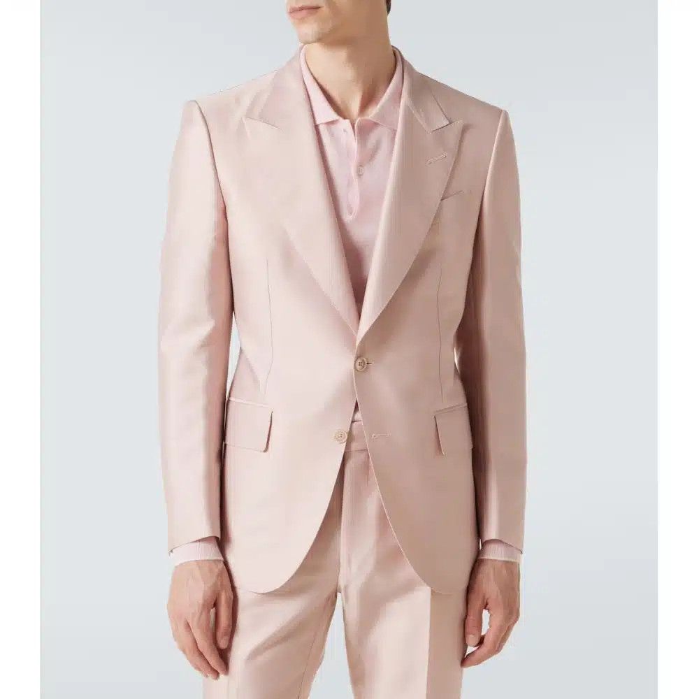 Tom Ford o1loc1c1025 2HPP02 Iridescent Twill Dyllan Suit in Pink Size US M / EU 48-50 / 2 - 2 Thumbnail