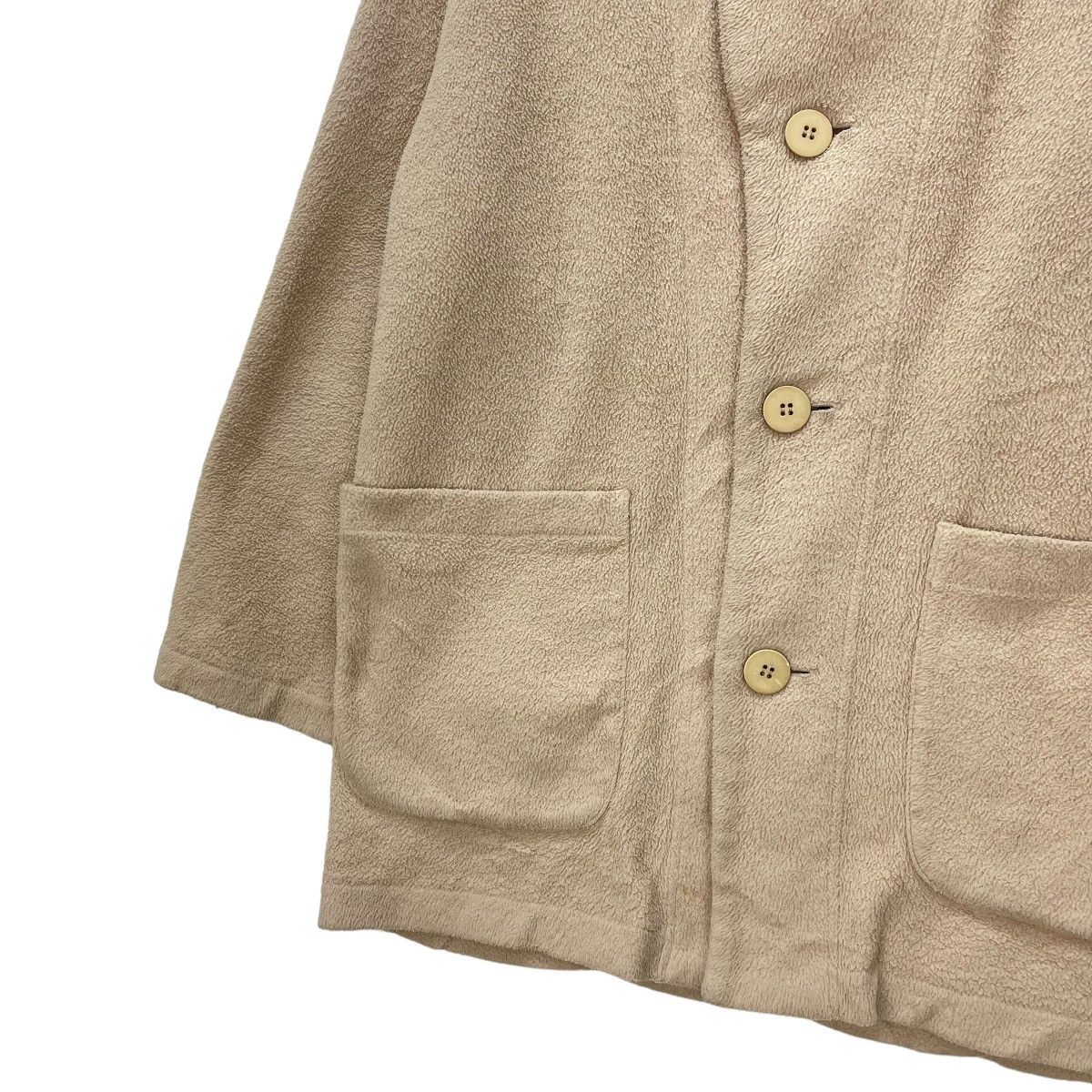 Yohji Yamamoto 🔥 Yohji Yamamoto Ys For Living Shawl Collar Dual Pocket Size M / US 6-8 / IT 42-44 - 4 Thumbnail