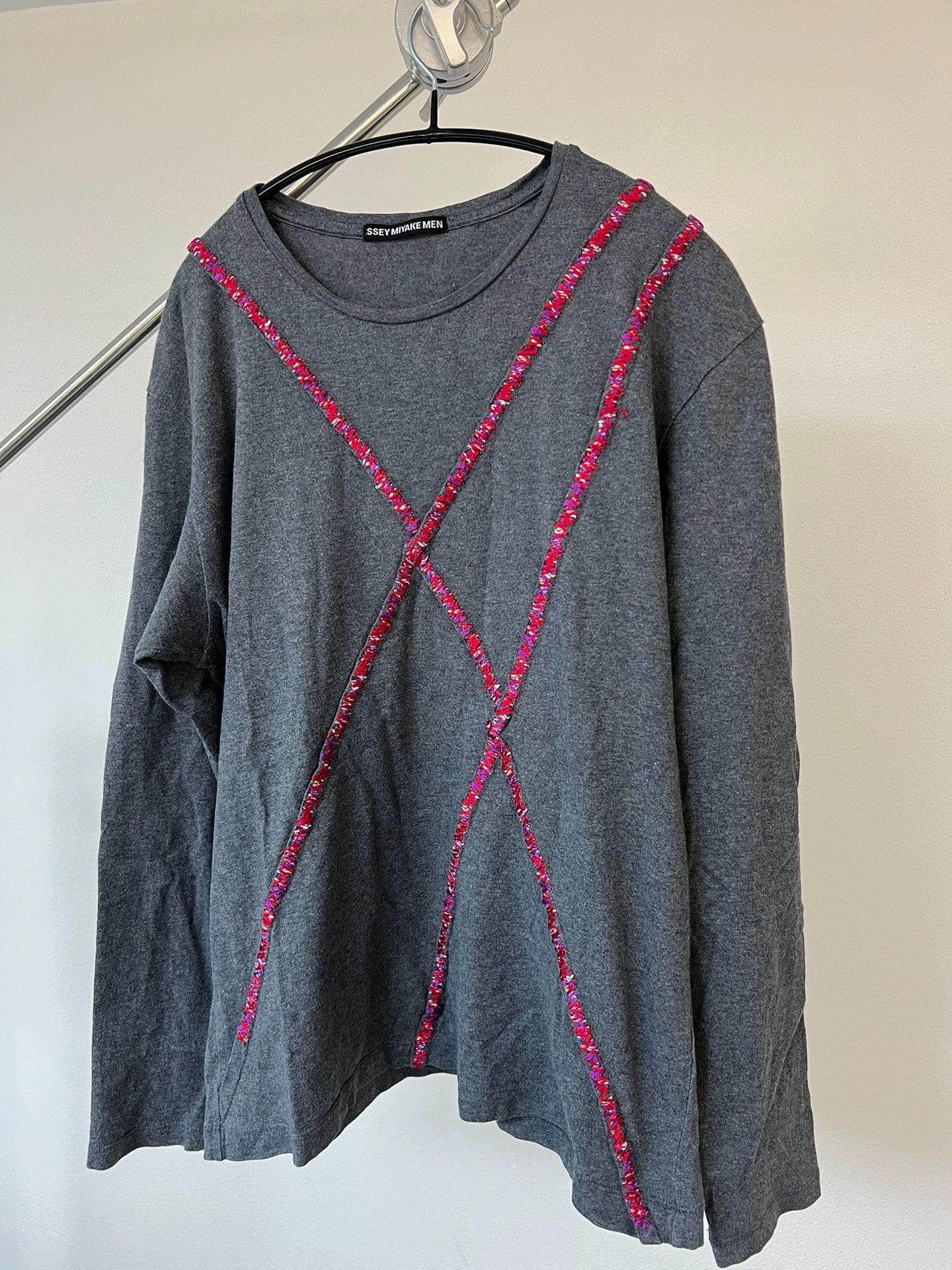 Issey Miyake Issey Miyake Man Embroidered Long Tee L Good Fit Size US L / EU 52-54 / 3 - 2 Thumbnail