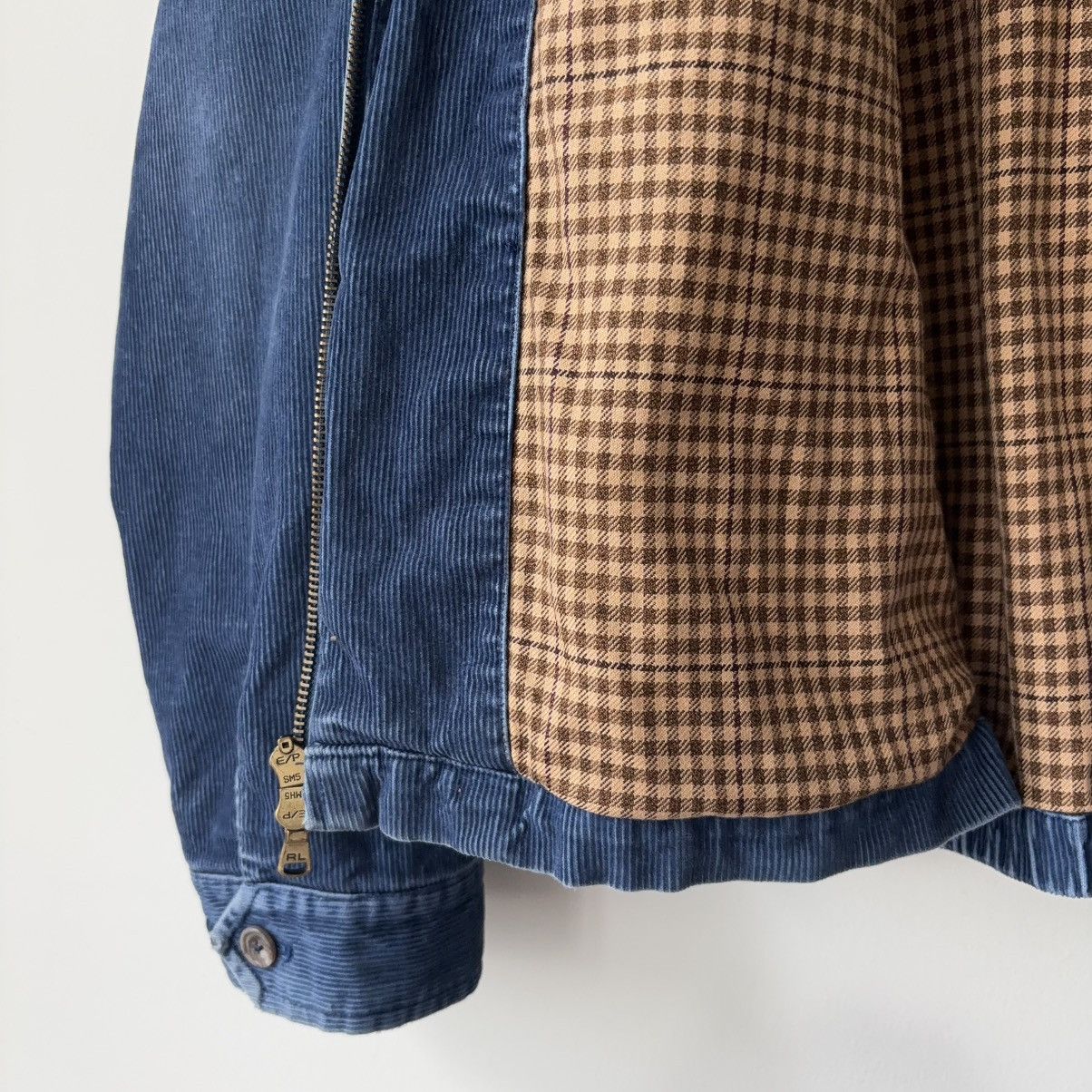 Polo Ralph Lauren Vintage Polo Golf Corduroy Bomber Jacket Plaid Lined Size US XL / EU 56 / 4 - 9 Thumbnail