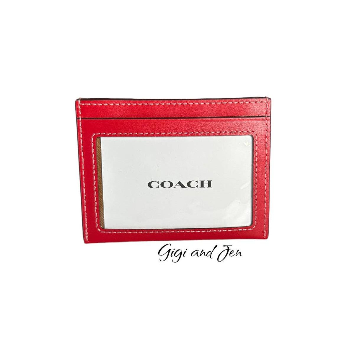 Coach Coach Mickey Unisex Slim Id Card Case With Winter Motif Size ONE SIZE - 3 Thumbnail