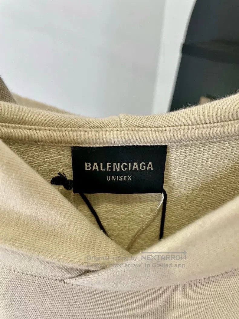 Balenciaga Balenciaga Embroidered Logo Letter Cotton Hooded Long Slee Size US S / EU 44-46 / 1 - 3 Thumbnail
