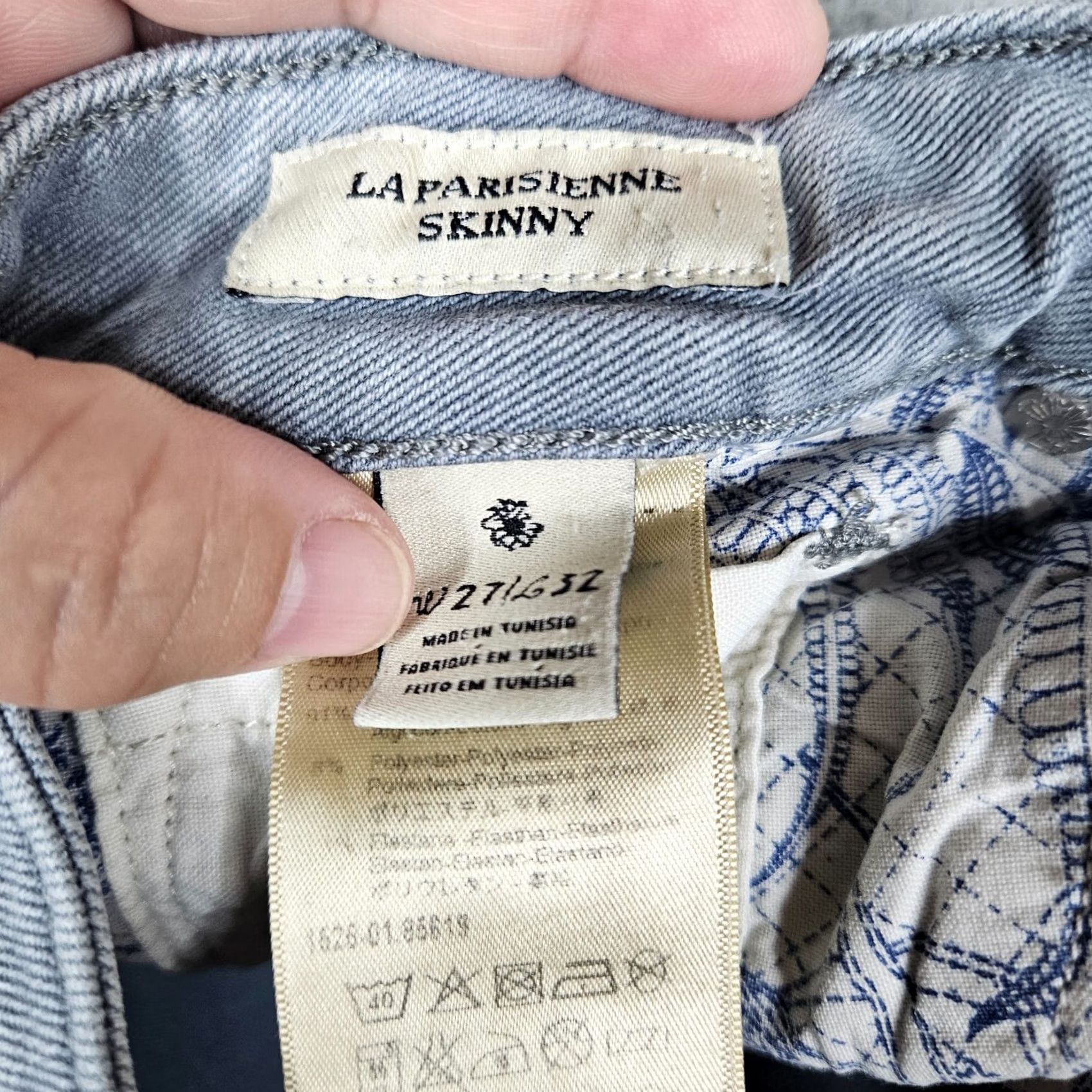 Maison Scotch MAISON SCOTCH LA PARISIENNE SKINNEY Light blue low Rise Jean Size W27 Womens Skinny Jeans Size 27 Blue Denim Casual Vintage No Size 27" / US 4 / IT 40 - 7 Thumbnail