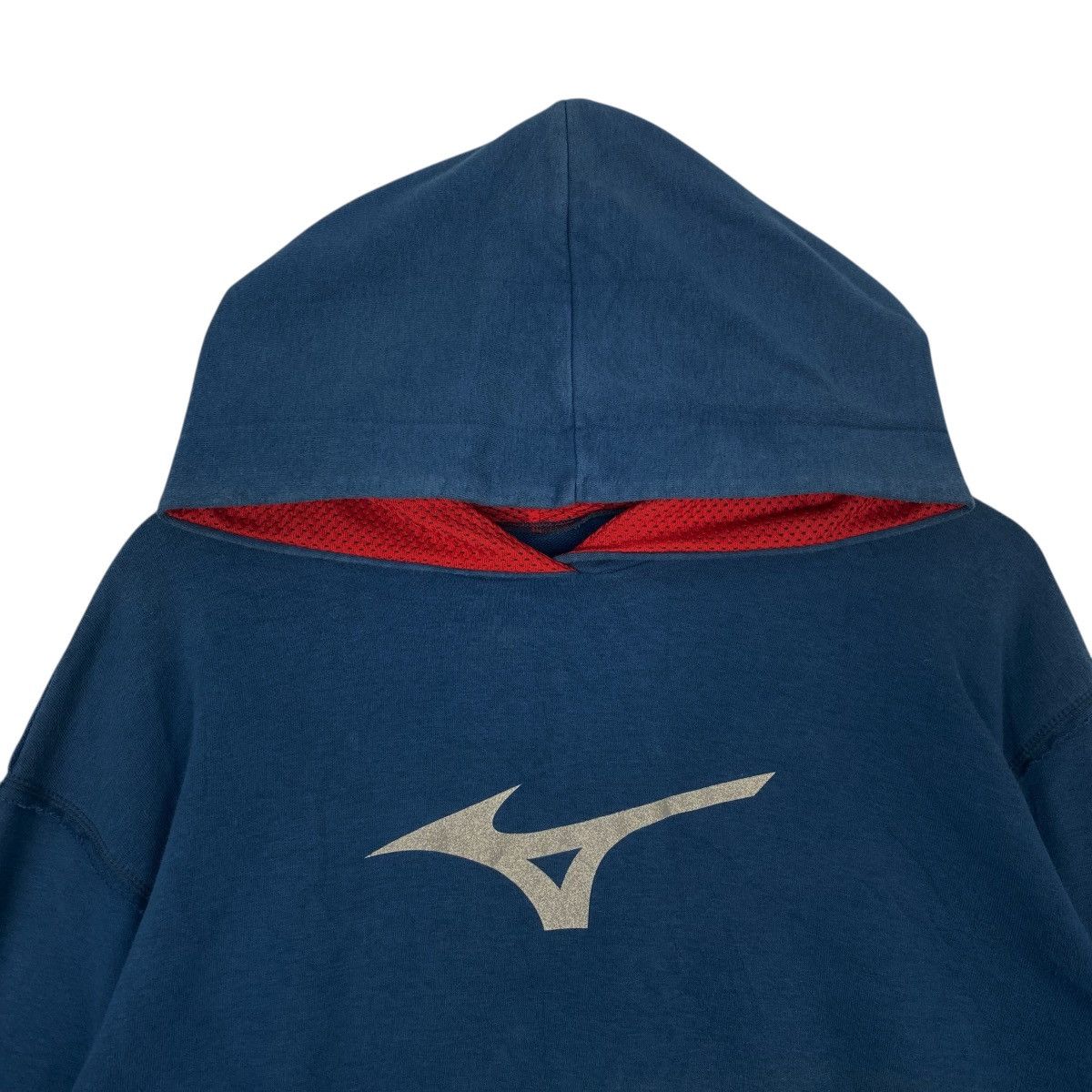 Vintage Vintage Mizuno Hoodie Sweater Big Logo Blue Pullover Size L Size US L / EU 52-54 / 3 - 4 Thumbnail