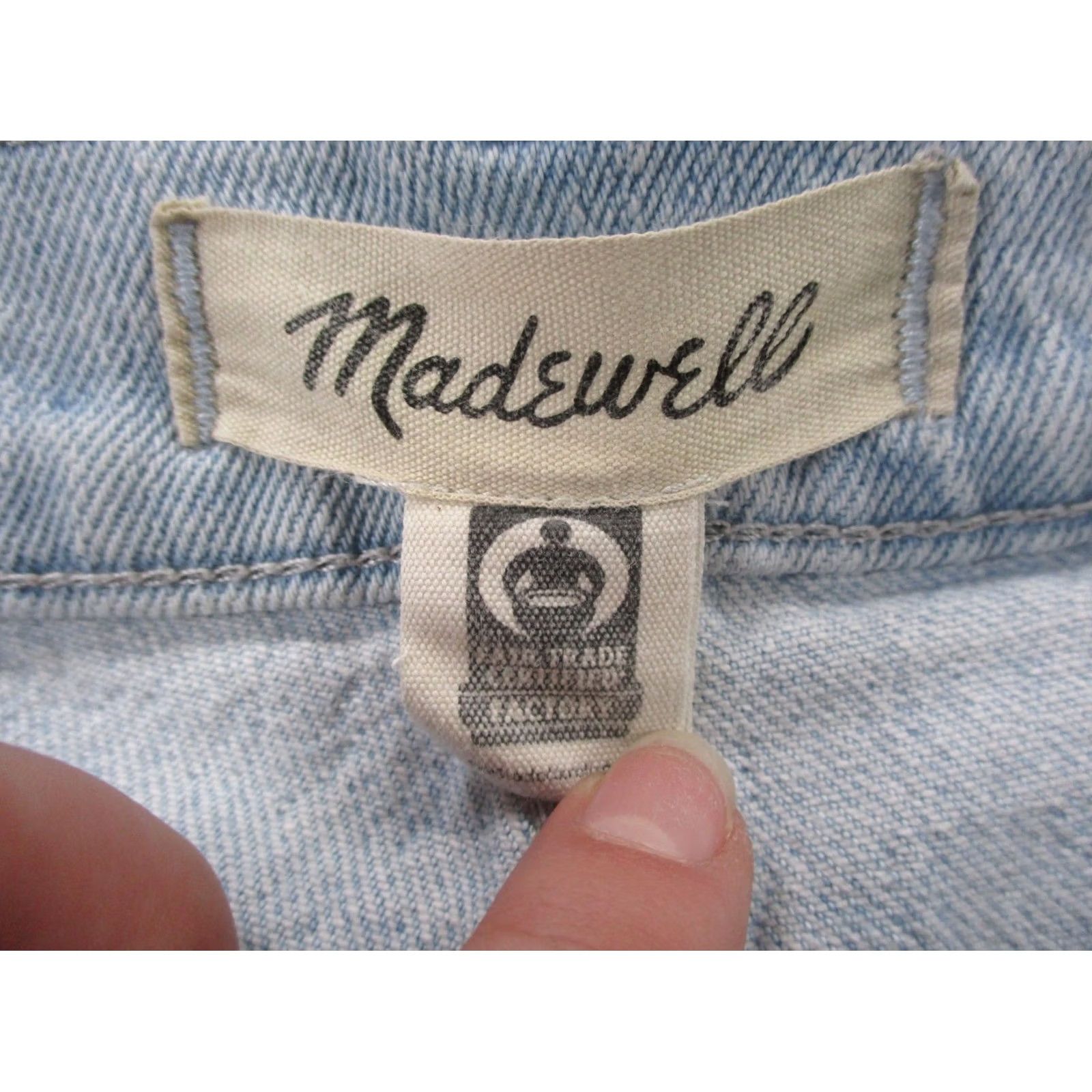 Madewell Madewell Jeans Womens 32 Blue Denim Wide-Leg Crop Vintage Boot Size 25" / US 0 / IT 36 - 7 Thumbnail