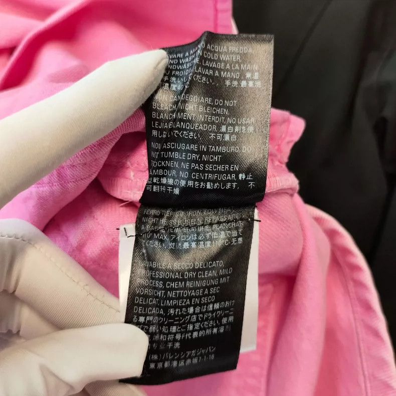 Balenciaga Balenciaga Denim Skirt Pink Size 27" / US 4 / IT 40 - 7 Thumbnail