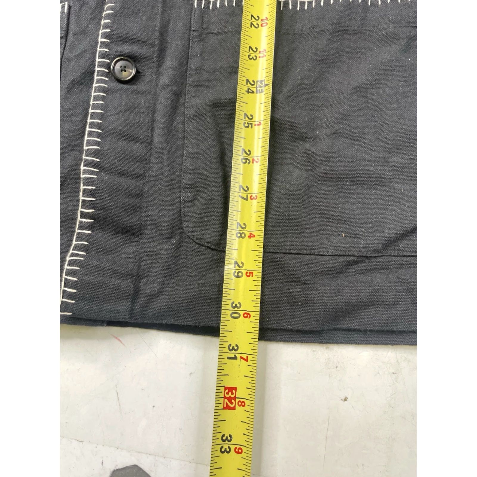 3sixteen VINTAGE 3sixteen Chore Coat Jacket Black Canvas Blanket Stitch Shop 2XL Men’s Shirt/Hoodie? Size US XXL / EU 58 / 5 - 6 Thumbnail