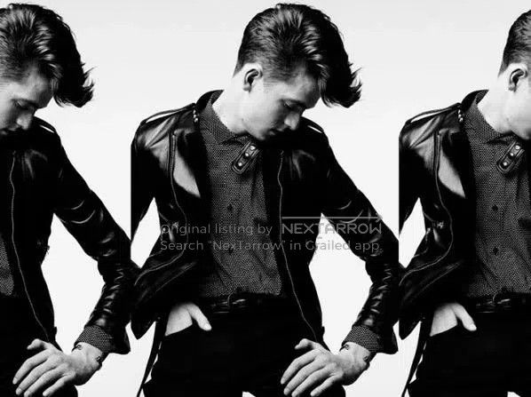Saint Laurent Paris Saint Laurent Paris Lamb Leather Biker Jacket Size US L / EU 52-54 / 3 - 8 Thumbnail