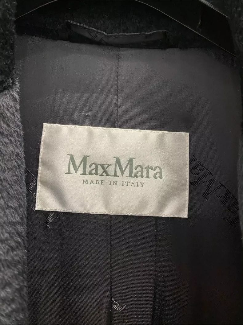 Max Mara Max Mara Long Black Nightgown Alpaca Coat Size M / US 6-8 / IT 42-44 - 4 Thumbnail