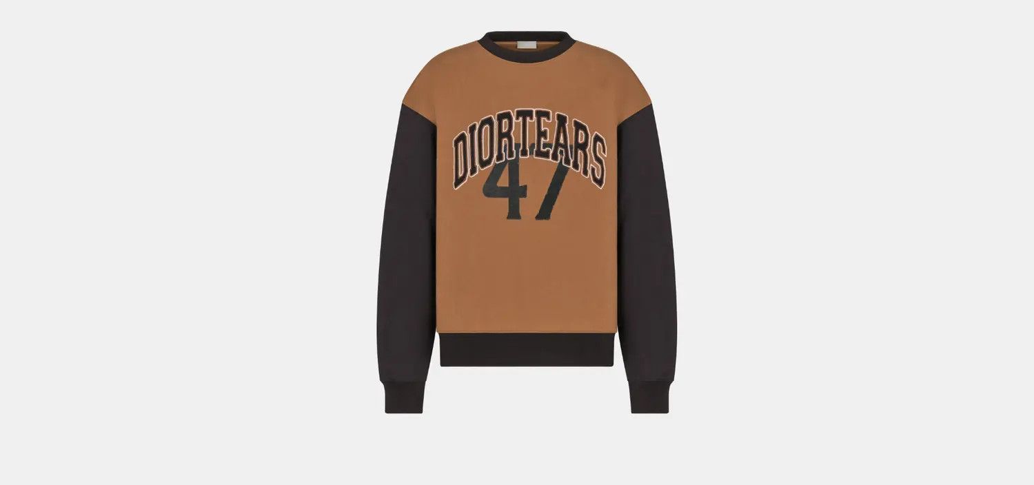 DENIM TEARS × Dior o1w1db10824 Oversized Sweatshirt in Multicolor Size US XXL / EU 58 / 5 - 1 Thumbnail