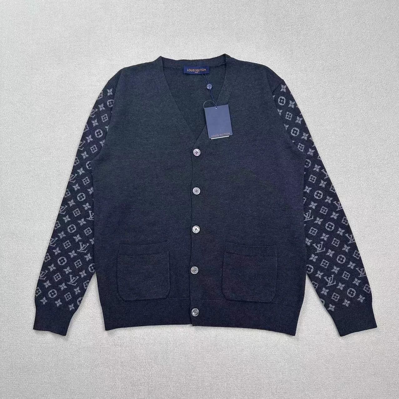 Louis Vuitton LV Monogram color block wool cardigan XXL Size US XXL / EU 58 / 5 - 1 Thumbnail