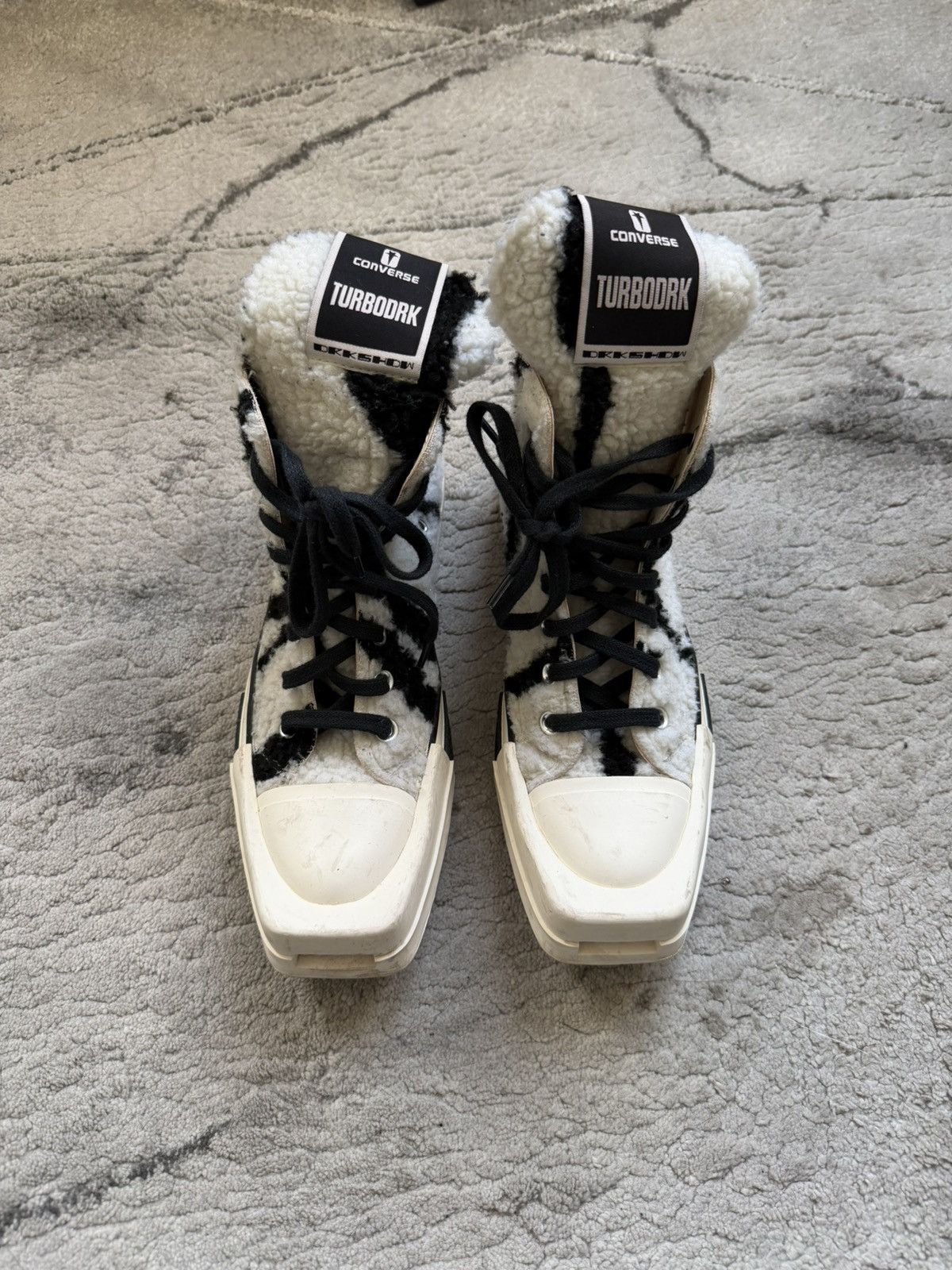 Converse × Rick Owens Drkshdw Rick Owens DRKSHDW x Converse TurboDrk Size US 6 / EU 39 - 2 Thumbnail