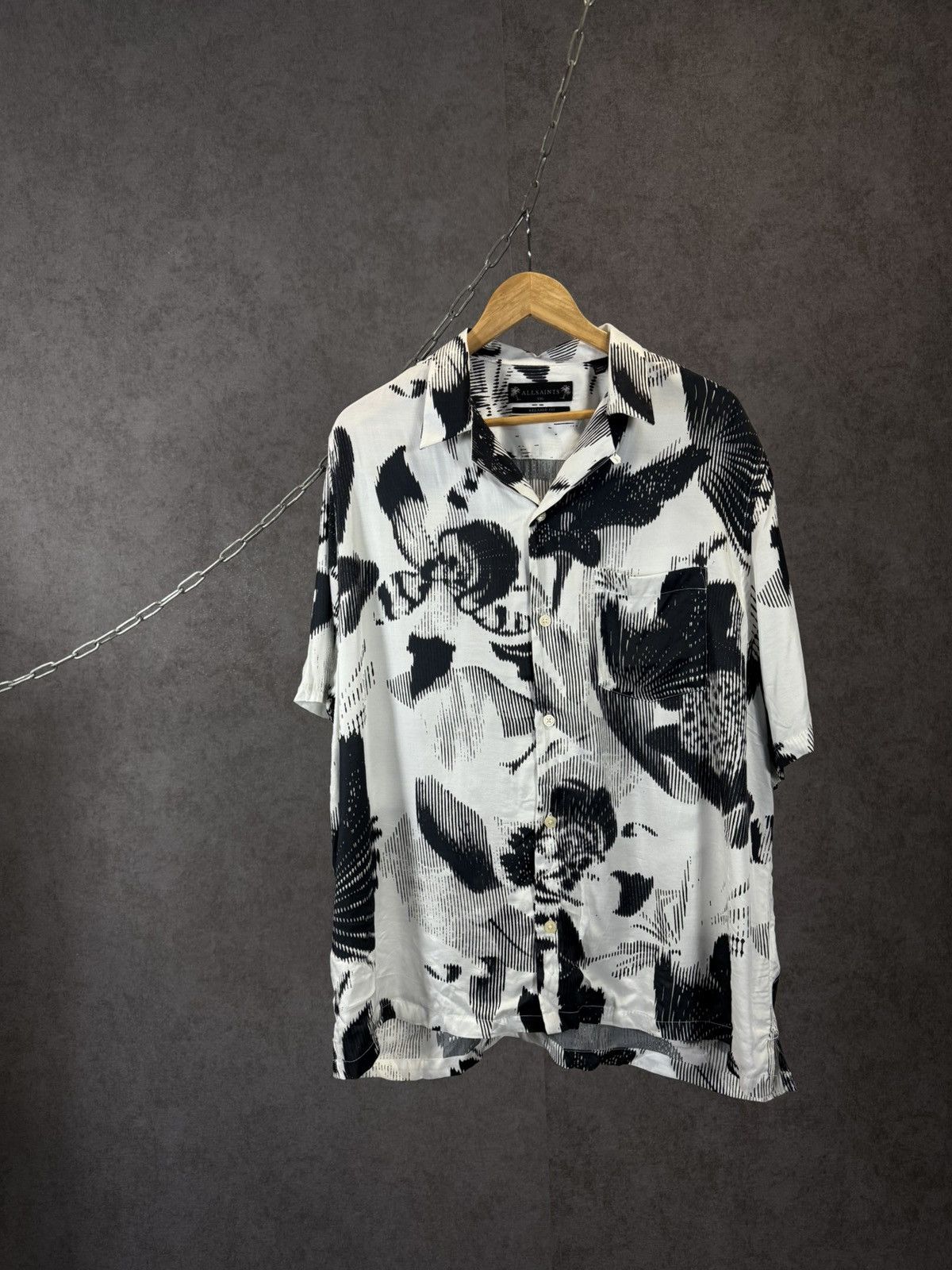 Allsaints art Hawaiian shirt