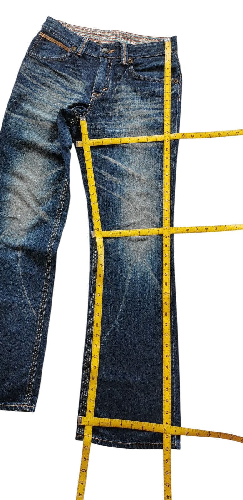 Edwin Vintage EDEdwin Flared Denim Jeans LGB Styles - Size 32x33.5 Size US 32 / EU 48 - 12 Thumbnail