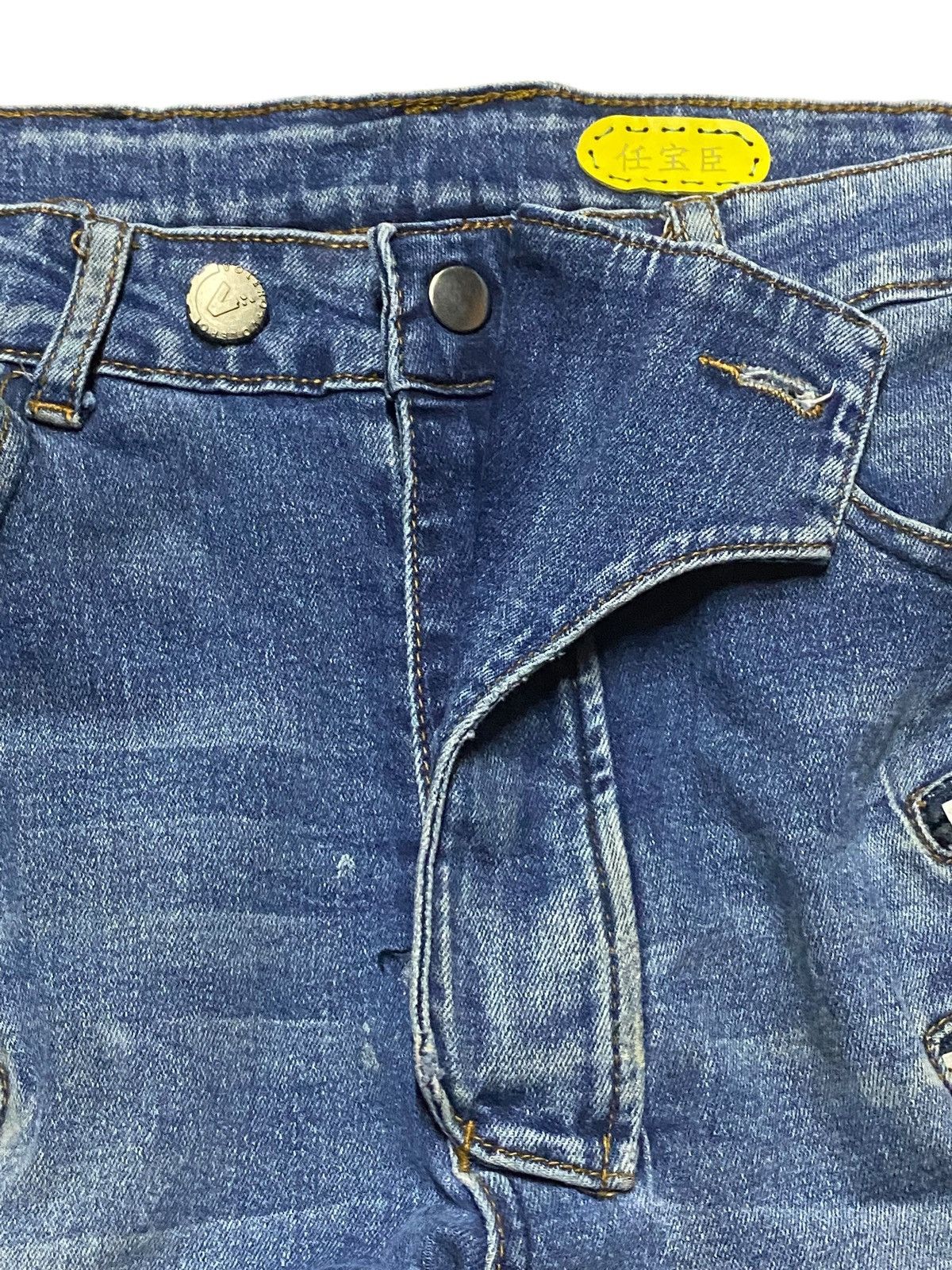 Vision Streetwear Vintagw Japanese Brand Volero Multi Pocket Slim Fit Jeans Size US 31 - 9 Thumbnail
