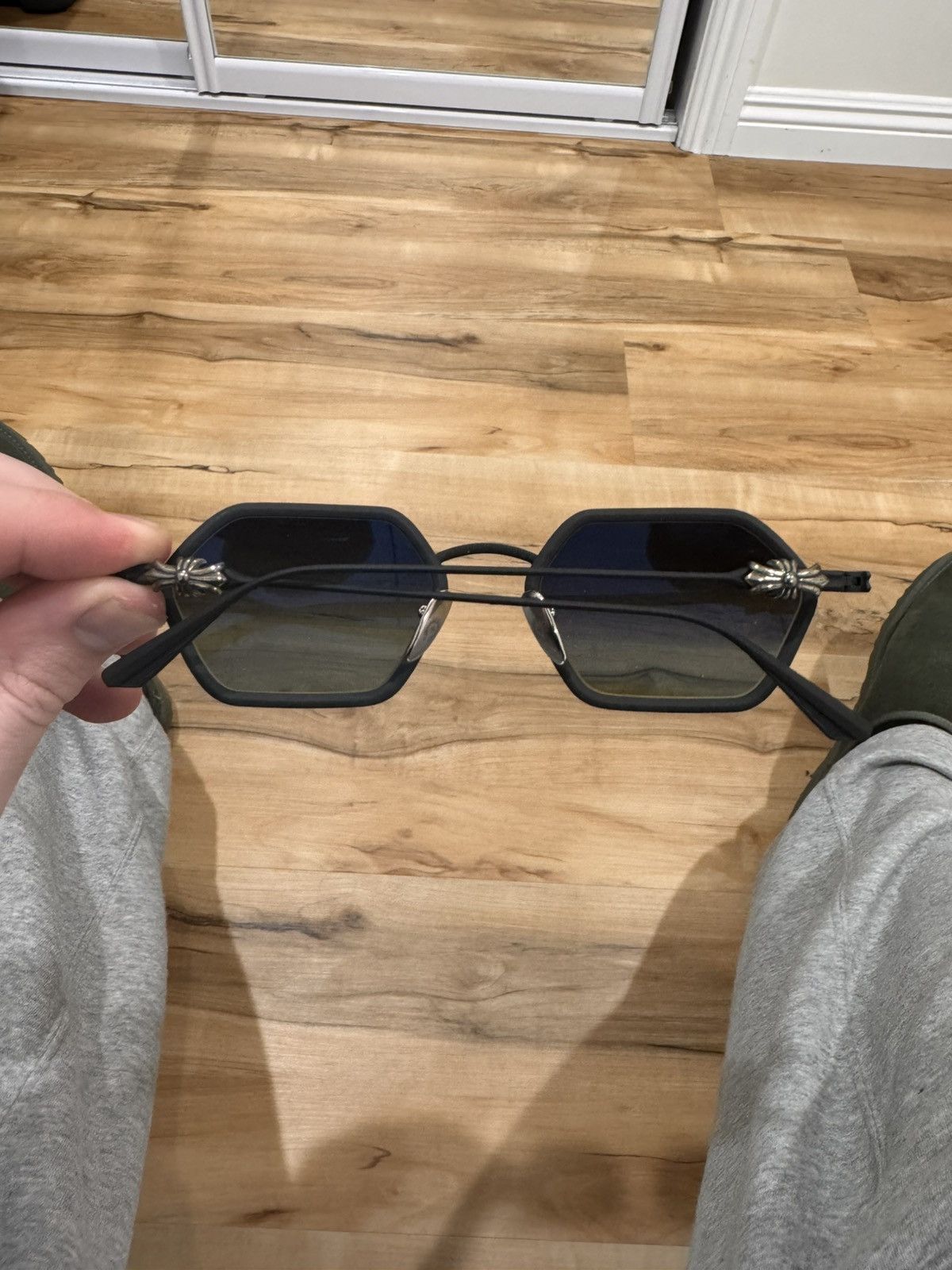 Chrome Hearts Chrome Hearts DATASS Green Lens Sunglasses Size ONE SIZE - 3 Thumbnail