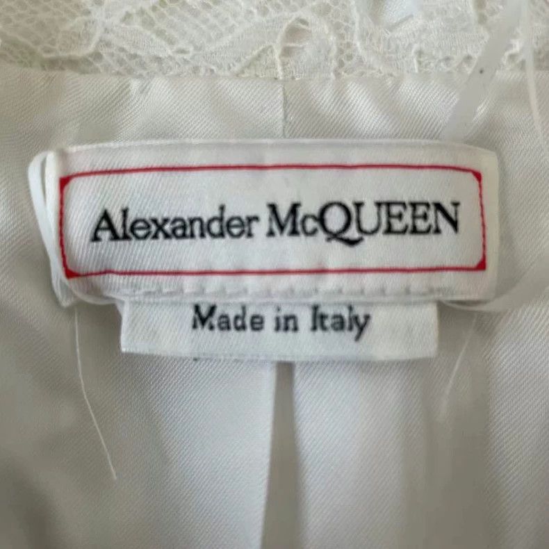 Alexander McQueen Alexander Mcqueen Solid color single-breasted suit jacket Size M / US 6-8 / IT 42-44 - 3 Thumbnail