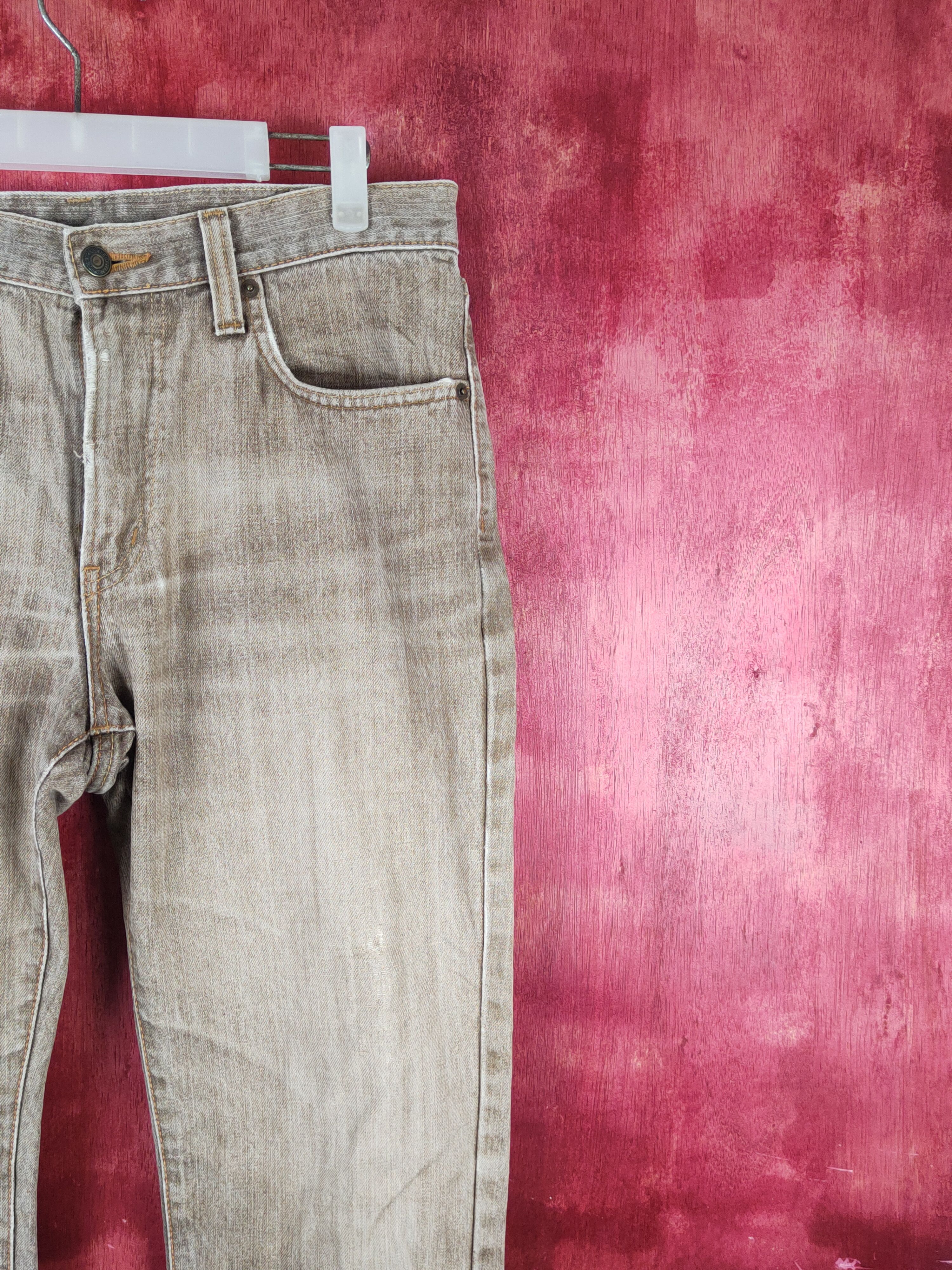 Edwin Edwin Brown Faded vintage Distressed Ripped Jeans #S1650 Size US 32 / EU 48 - 5 Thumbnail