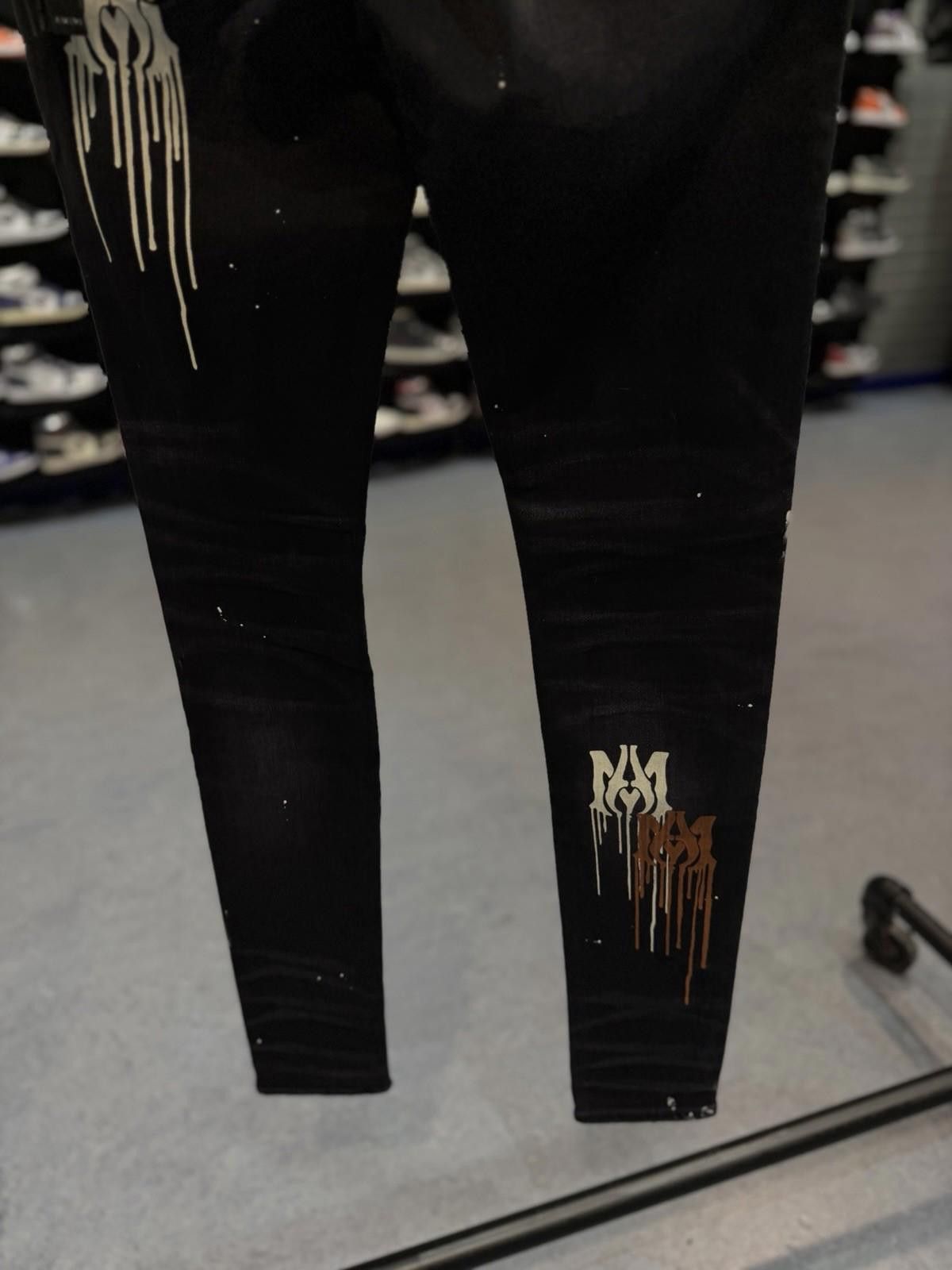 Amiri Size 30 - Amiri Paint Leg Black Jeans 100% Authentic NEW Size US 30 / EU 46 - 8 Thumbnail