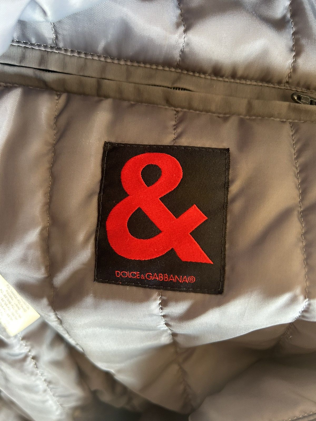 Dolce & Gabbana Grey Bondage Puffer Coat with Strap Detailing Size US M / EU 48-50 / 2 - 12 Thumbnail