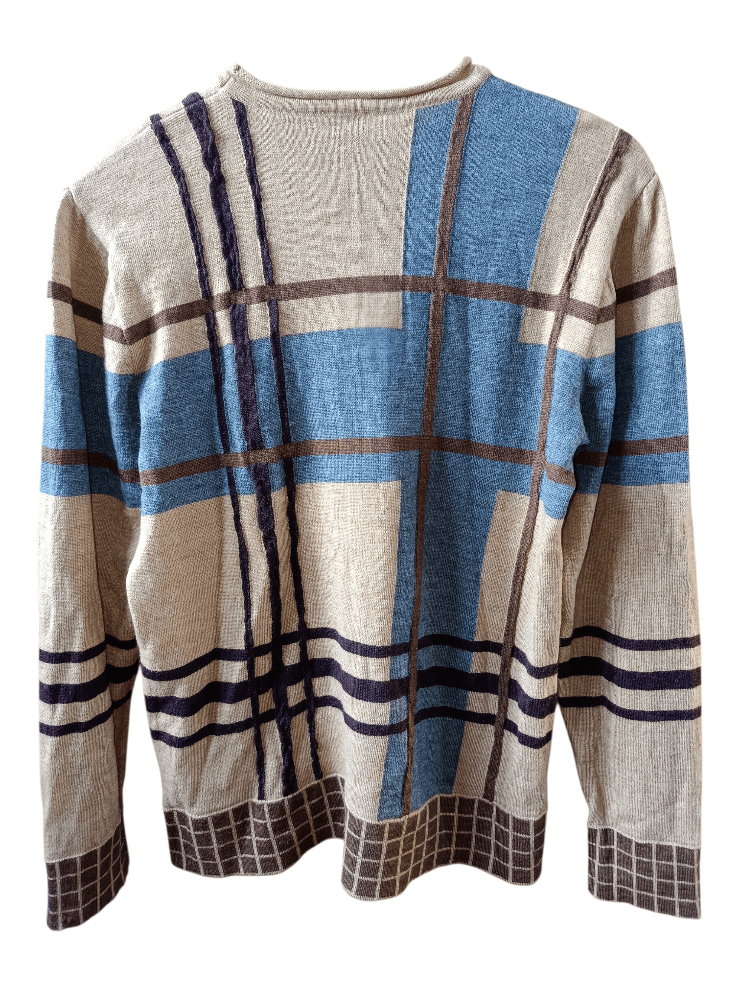 Kenzo Woolen Kenzo Homme Vintage Abstract Knitted Sweater Size US L / EU 52-54 / 3 - 4 Thumbnail