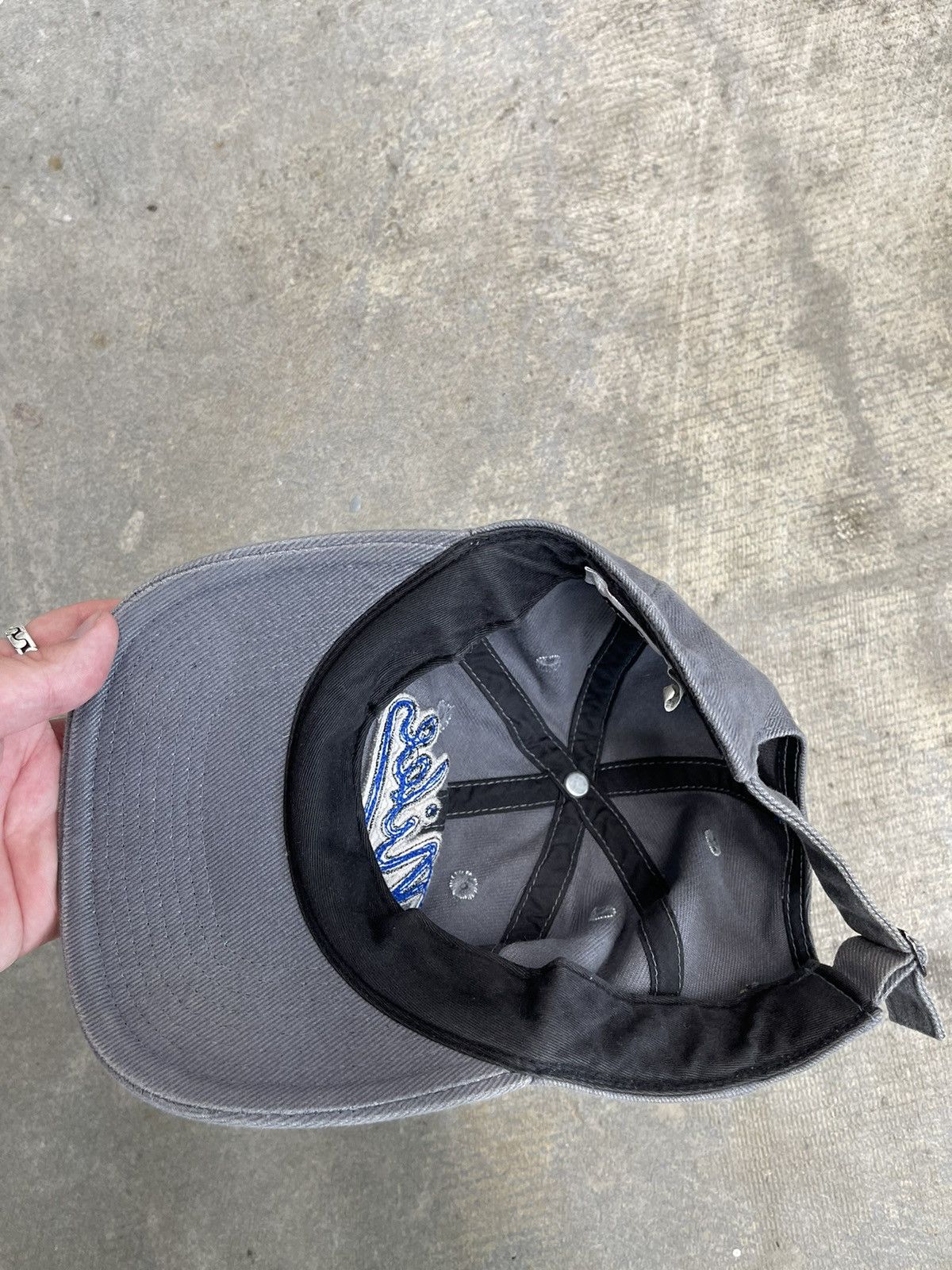 Vintage Vintage 90s Nike Embroidered Spellout Strapback Hat Size ONE SIZE - 4 Thumbnail