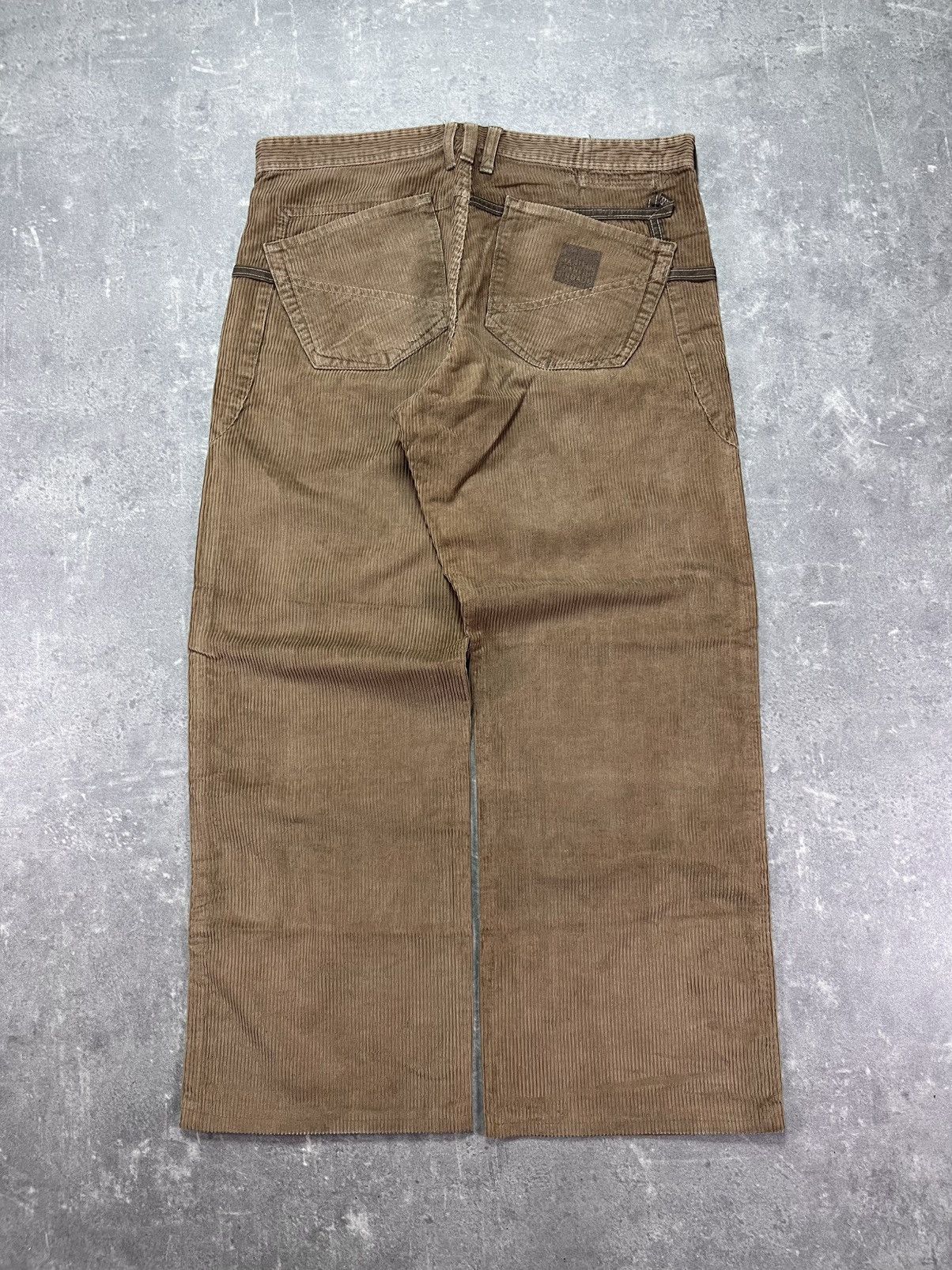 Marithe + Francois Girbaud 00s Marithe Francois Girbaud Corduroy Large Texas Pants 32 Size US 32 / EU 48 - 2 Thumbnail